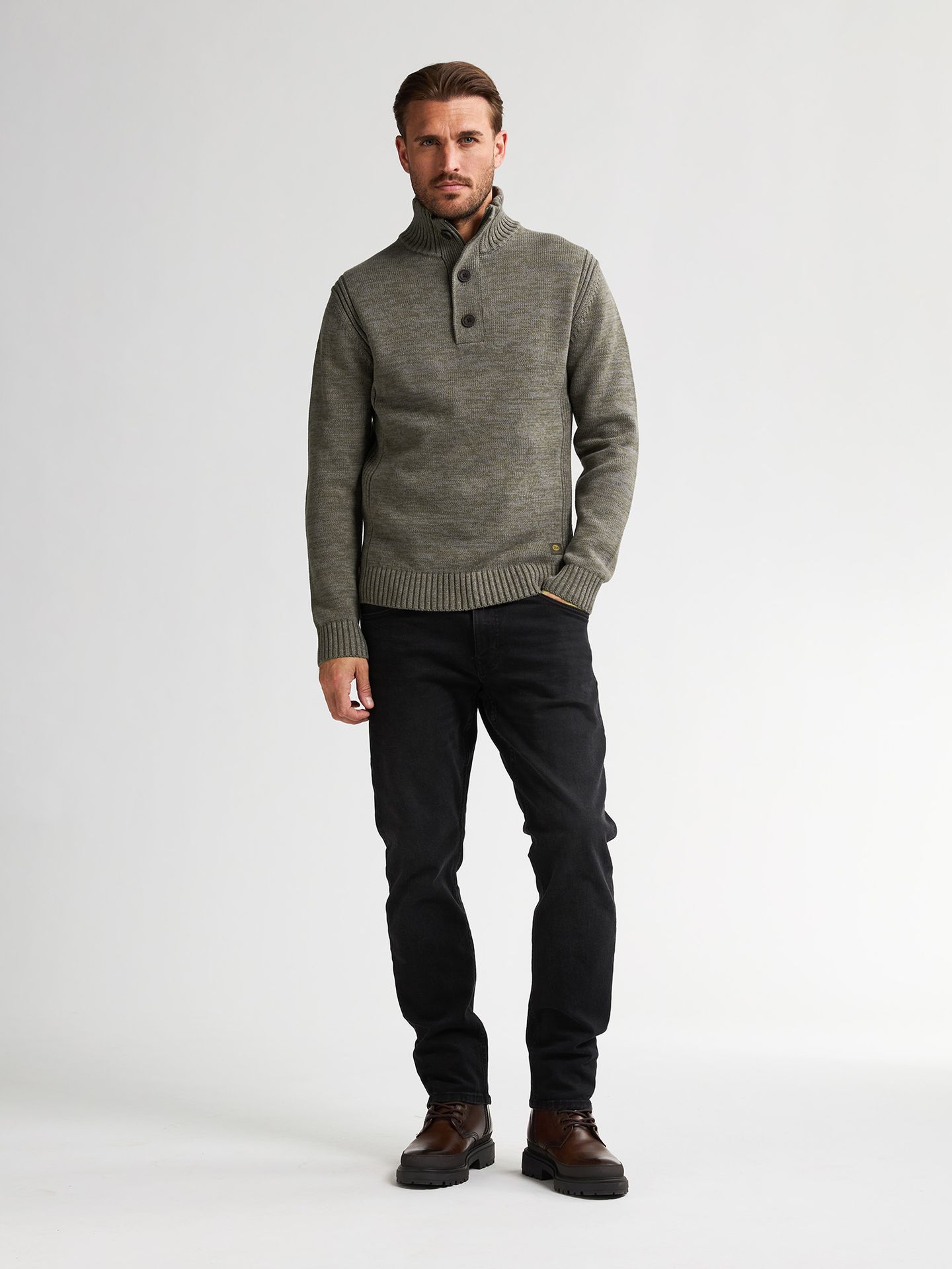 Men Knitwear Collar