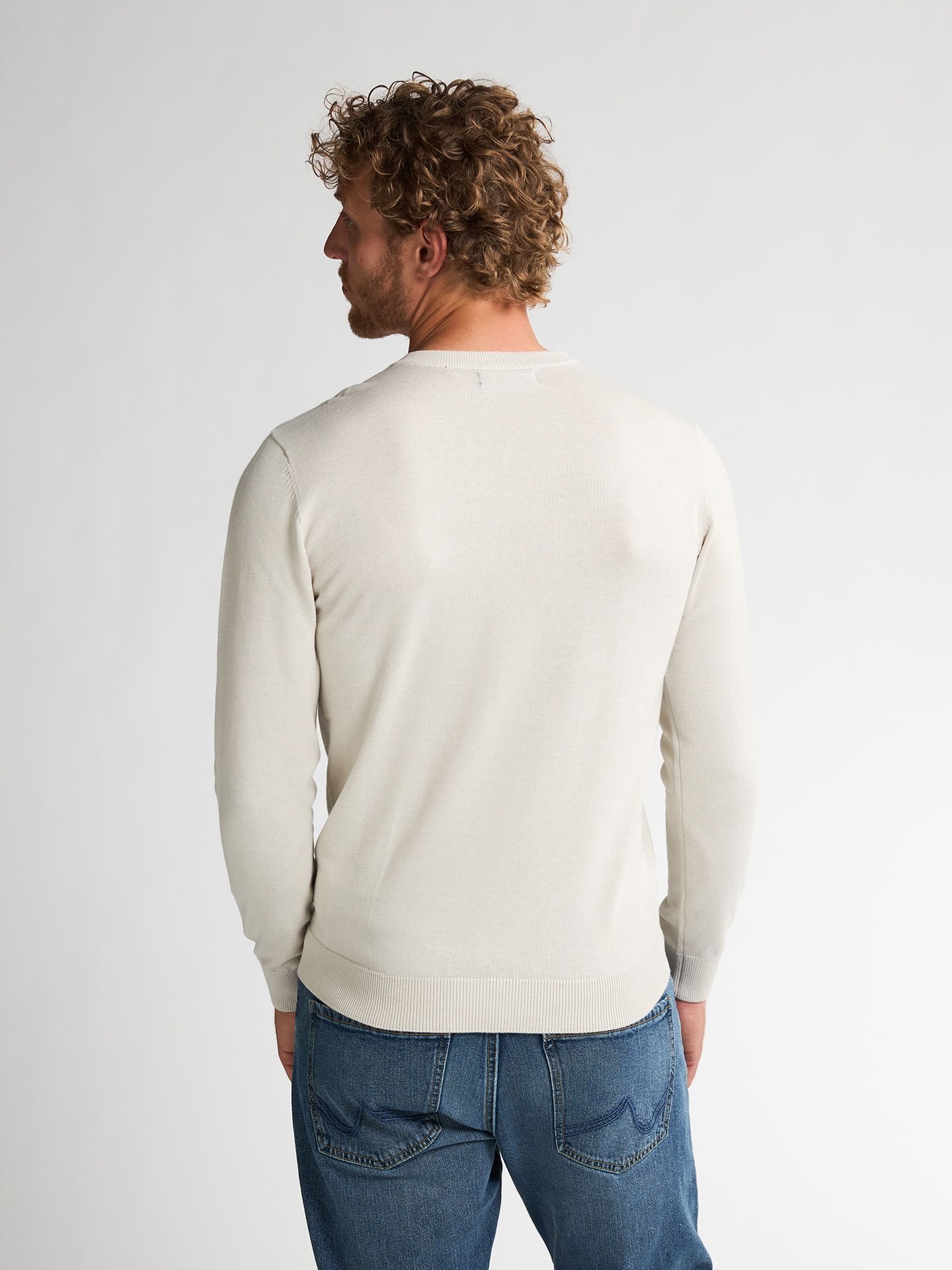 Men Knitwear V-Neck Basic