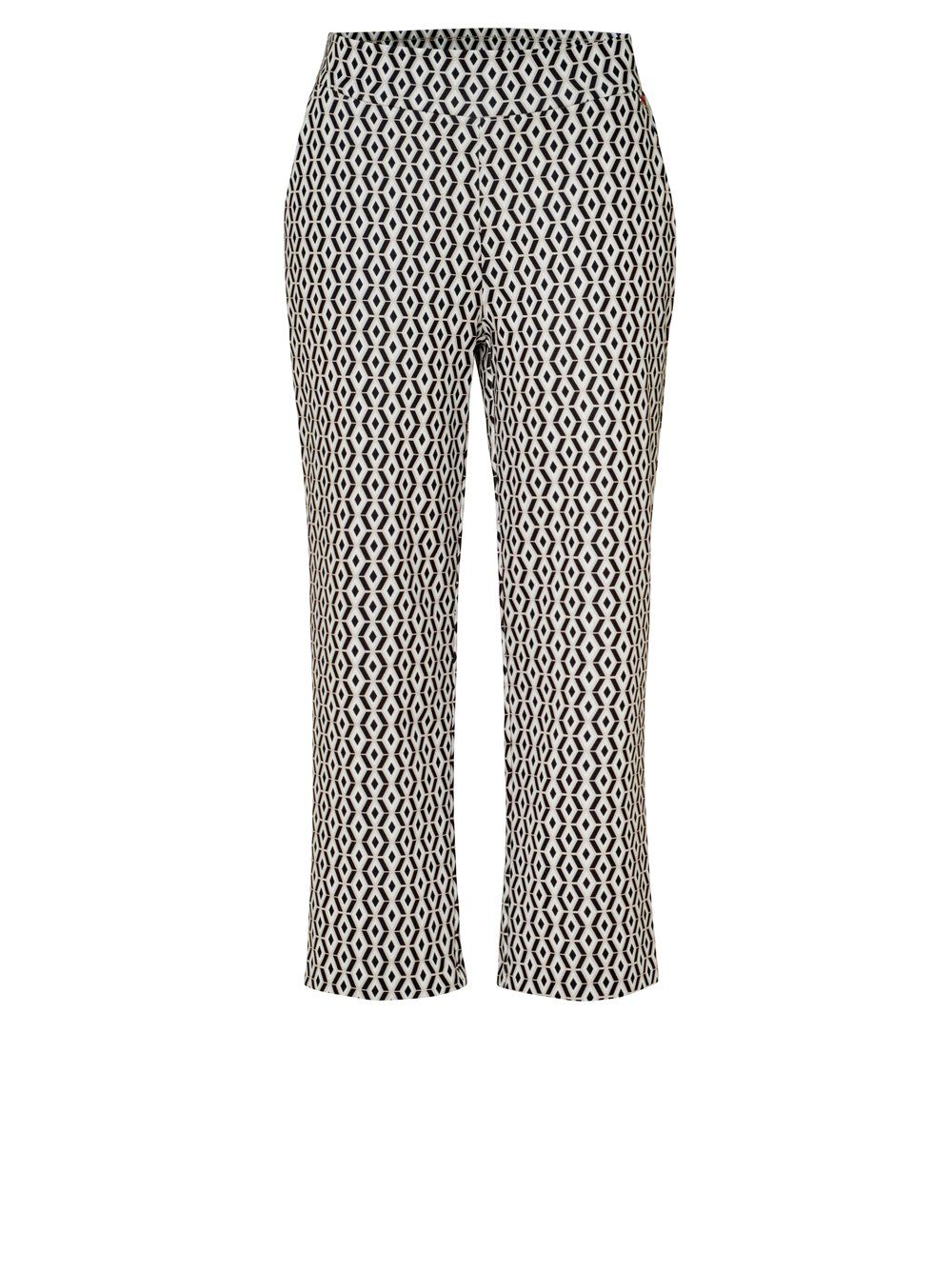 modische Schlupfhose "Scarlet Wide Leg 6/8" im graphischem Allover-Print