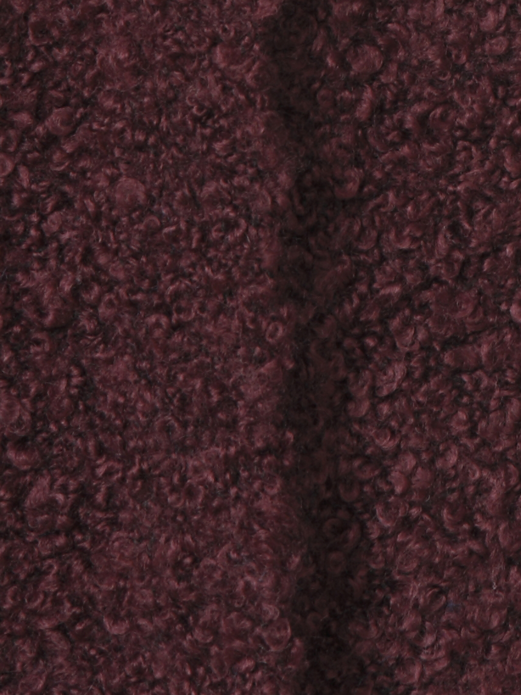 offene Boucle-Strickjacke mit Wollanteil