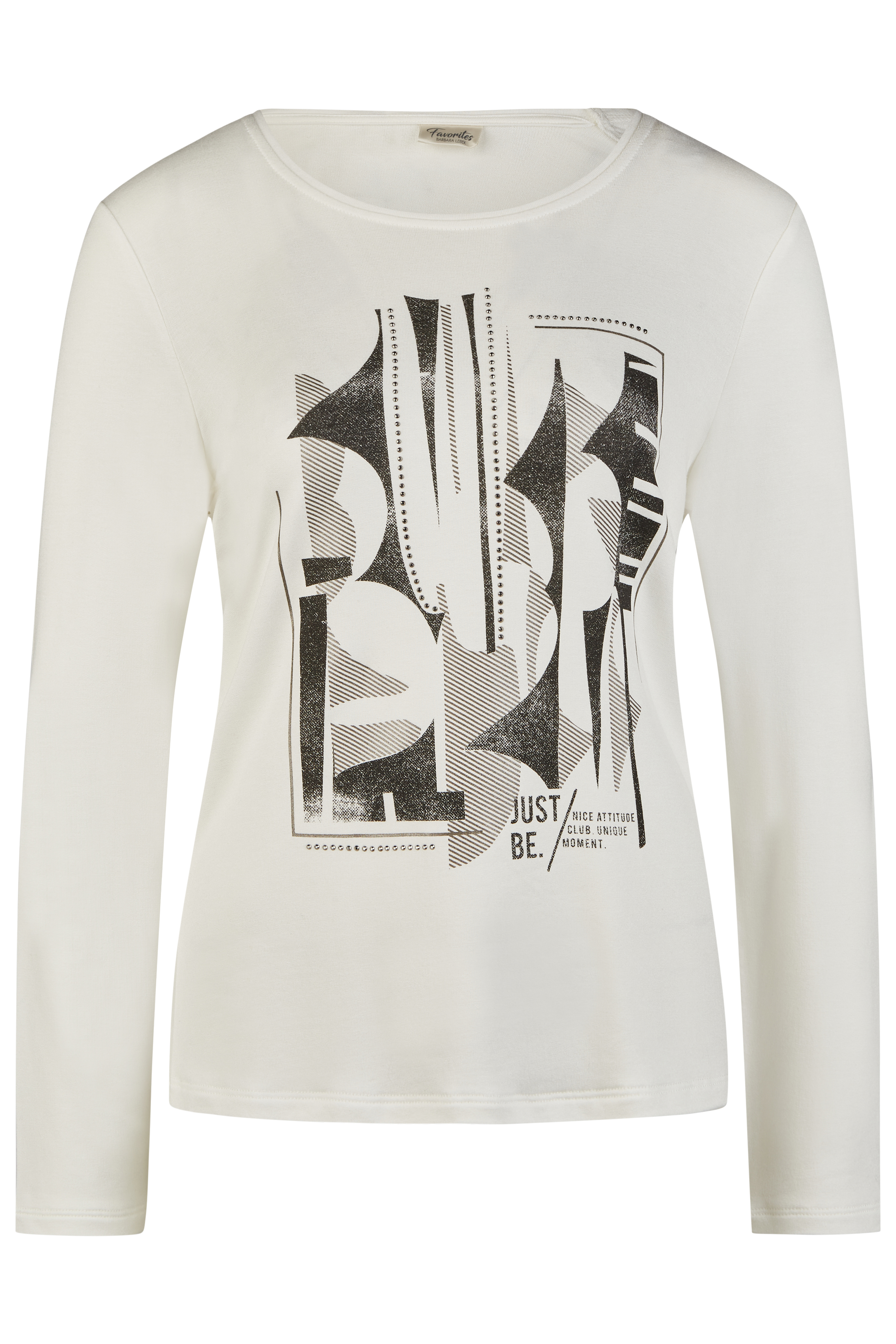Langarm-Shirt mit Frontprint