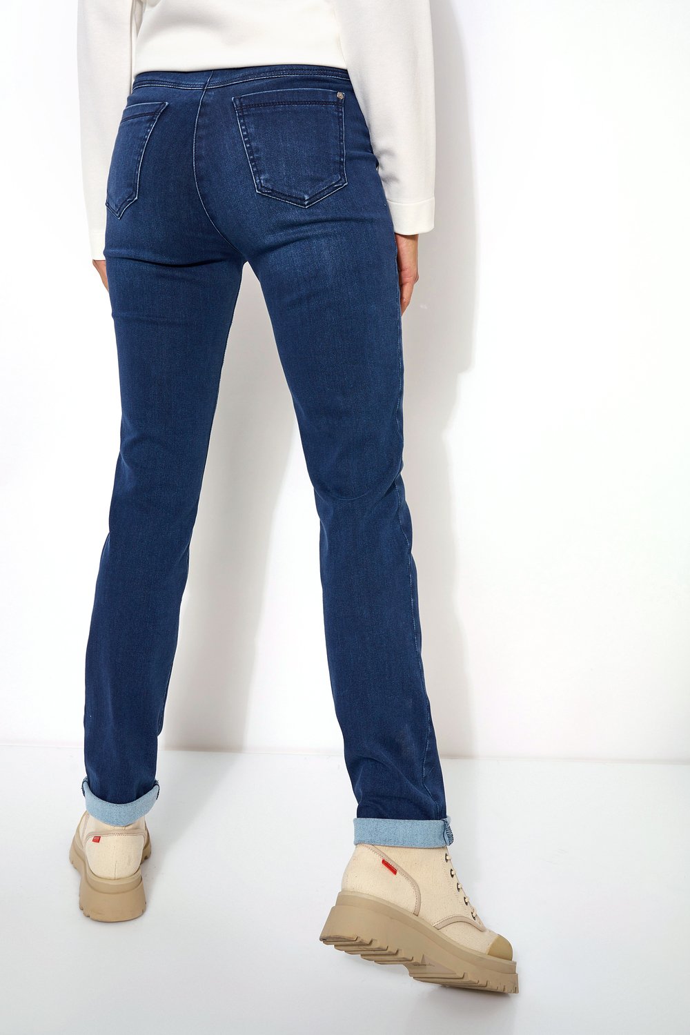 Damen-Jeans "be loved" in Warm Up Denim