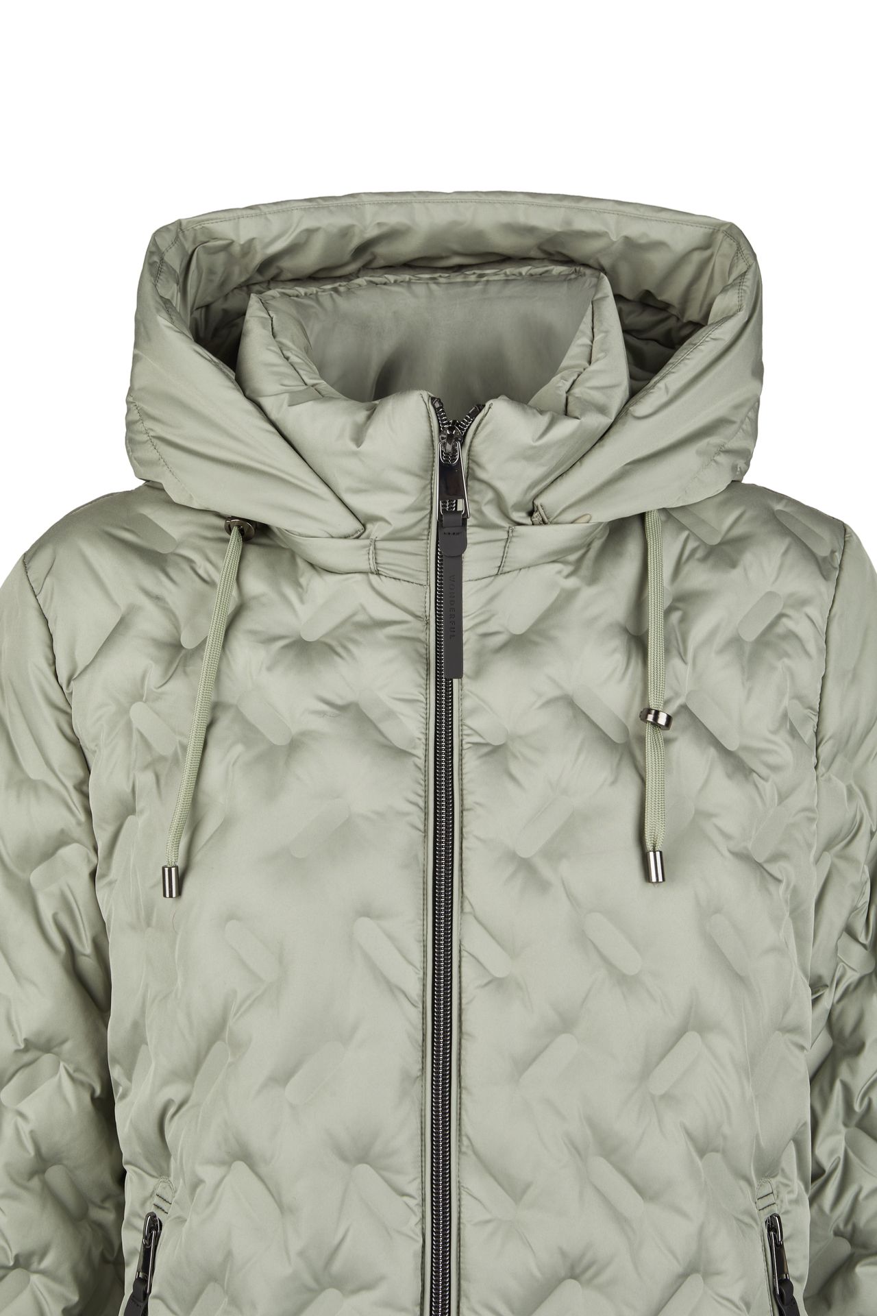 modische Stepp-Jacke  mit Kapuze