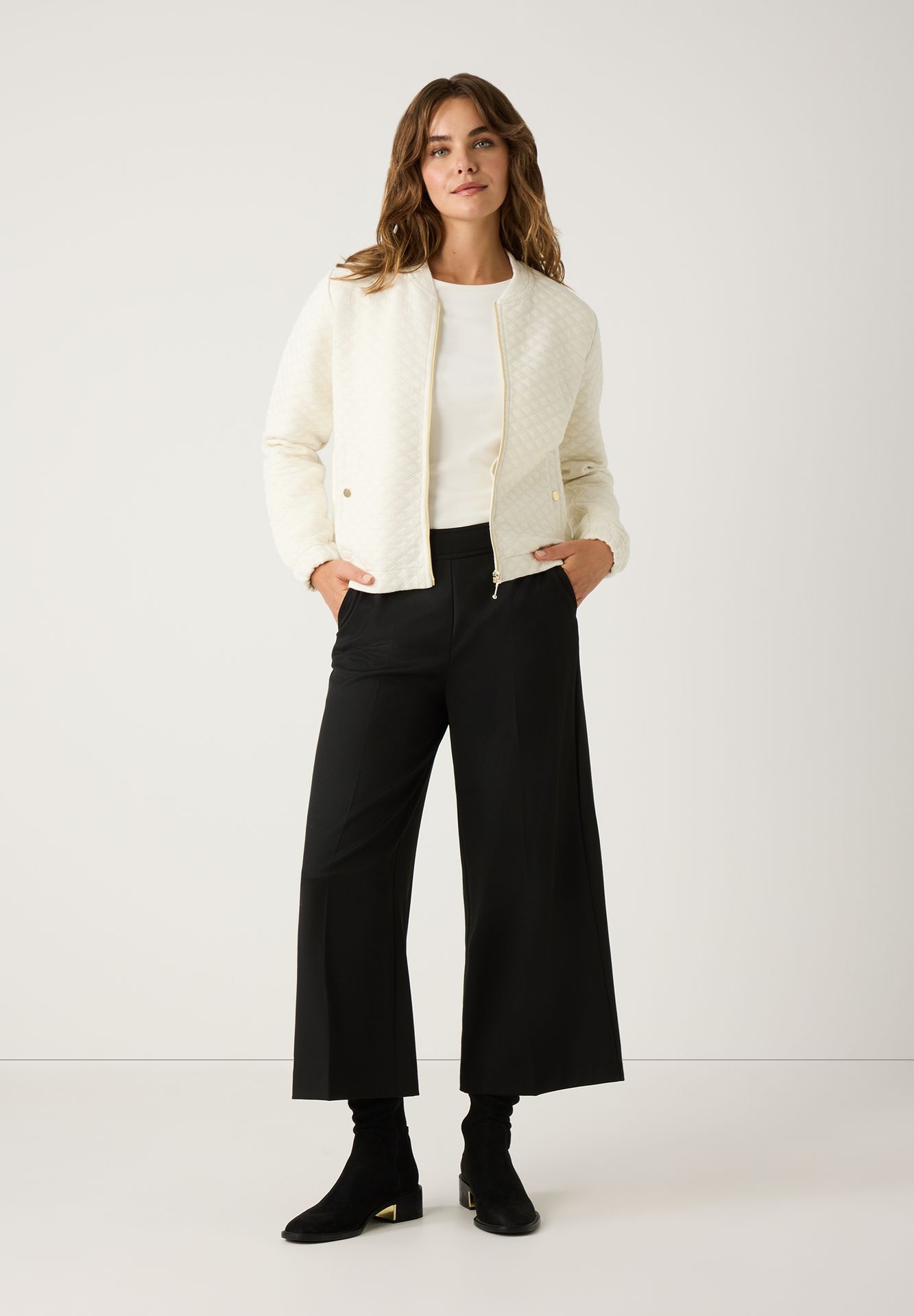 uni Basic-Langarmshirt aus Baumwoll-Jersey
