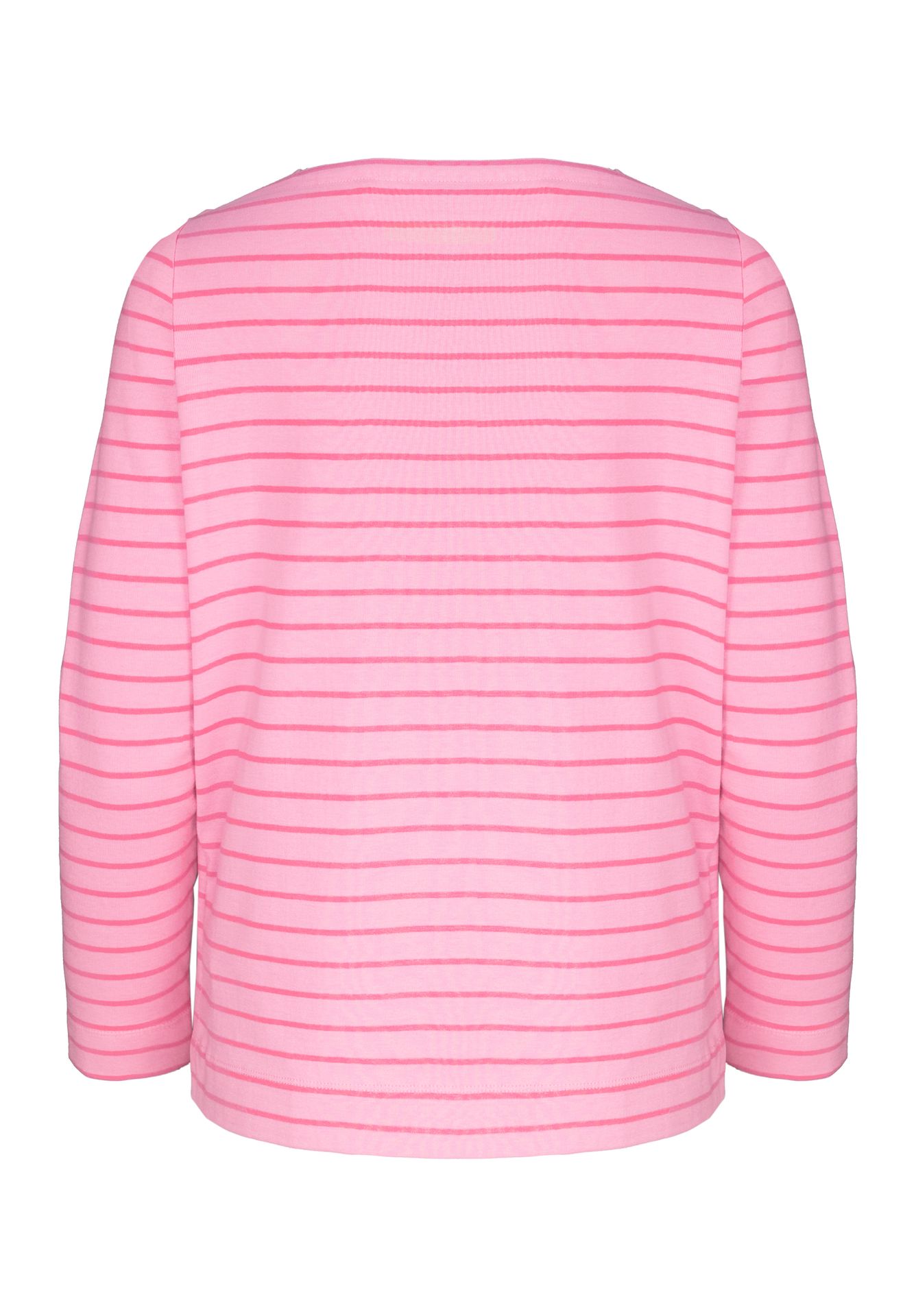 Langarm-Shirt "LOTTA" im tonigen Ringelmuster aus reiner Baumwolle