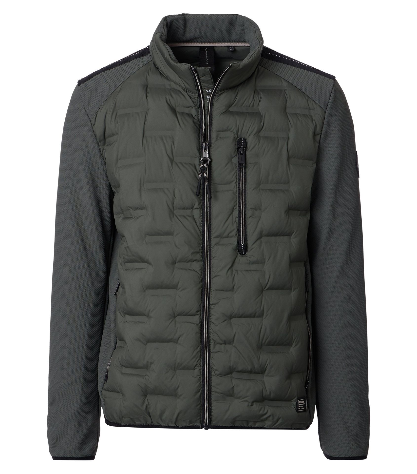 Steppjacke Materialmix