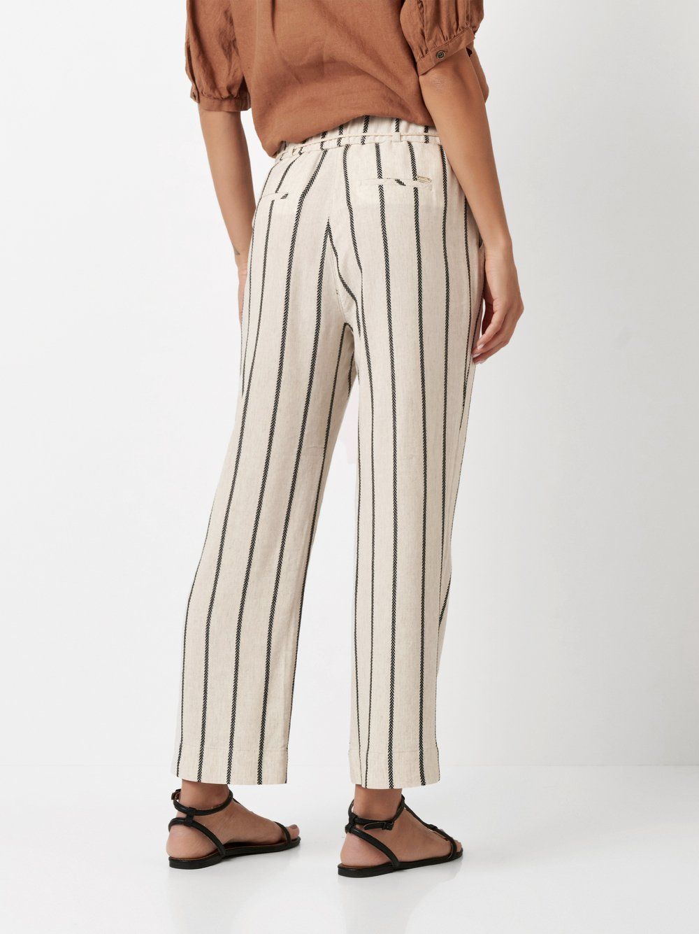 Leinen-Schlupfhose "Pia Wide Chic 7/8"