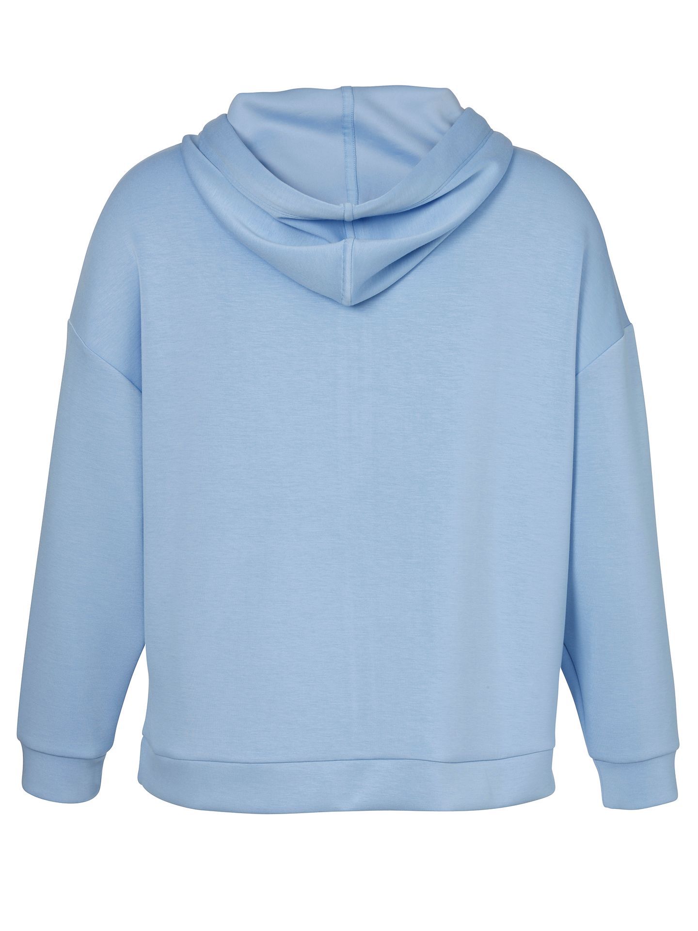 Sweat-Hoodie-Jacke aus Viskose-Mix mit Zipper