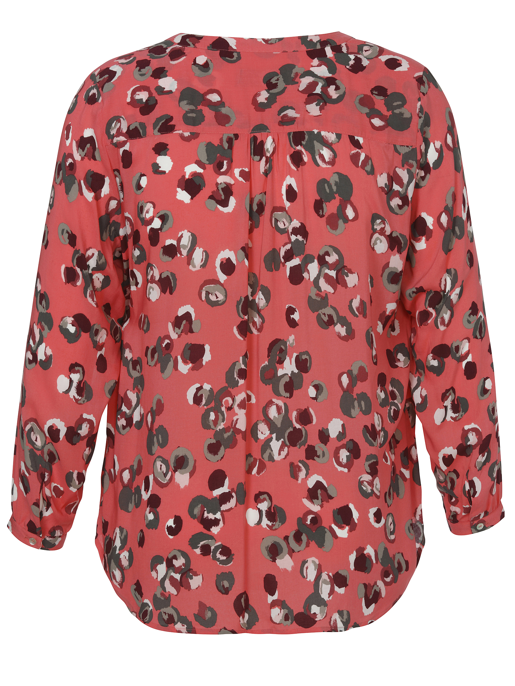 Schlupf-Bluse mit Kringel-Druck aus Viskose