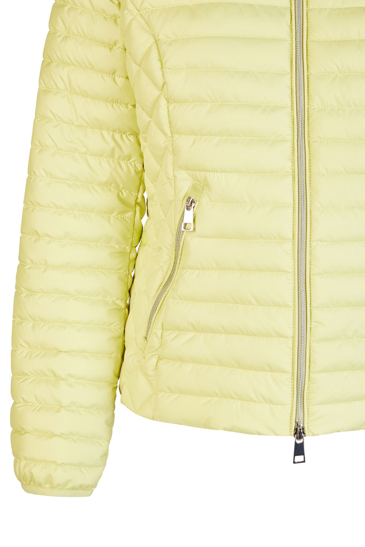 modisch kurze Sommer-Stepp-Jacke mit Kapuze