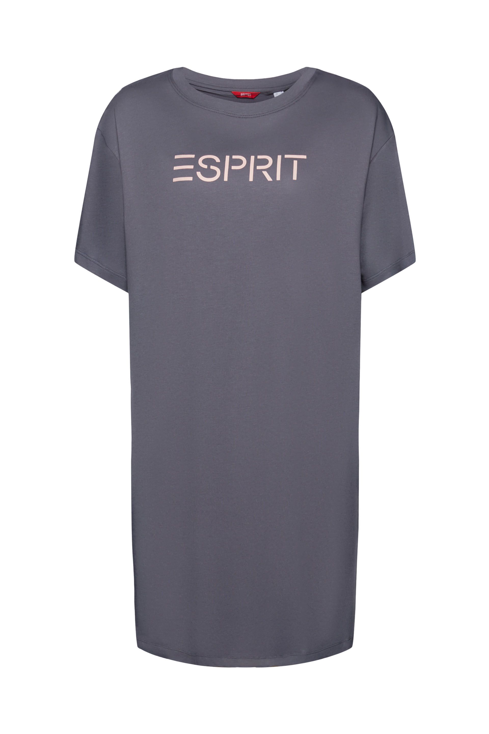 Sleepshirt aus Bio-Baumwoll-Modal-Jersey mit Logo-Print