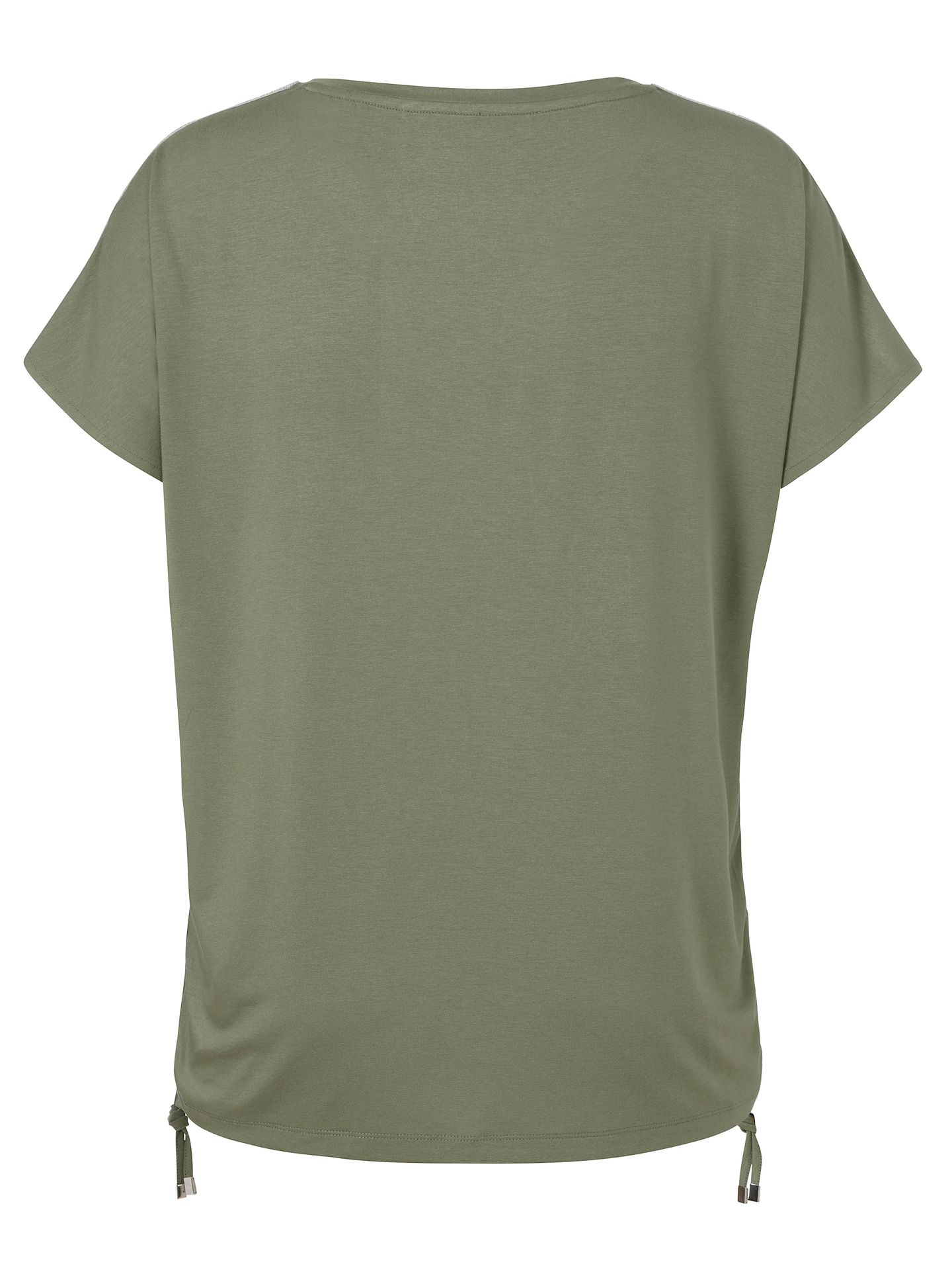 lässiges Blusen-Shirt  mit Allover-Print im Vorderteil aus  Viskose