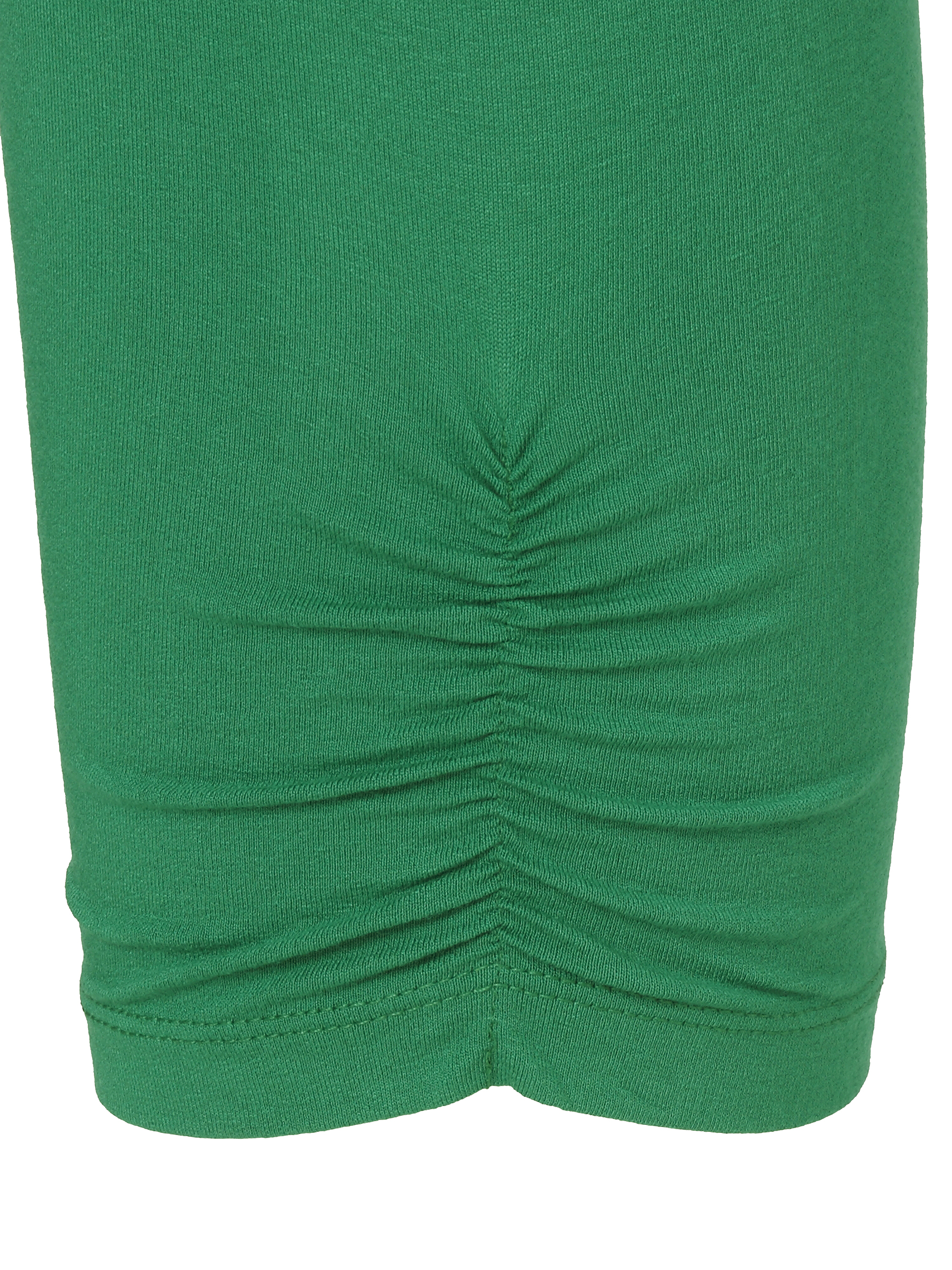 uni Leggings aus Viskose-Jersey mit Raffung am Bein