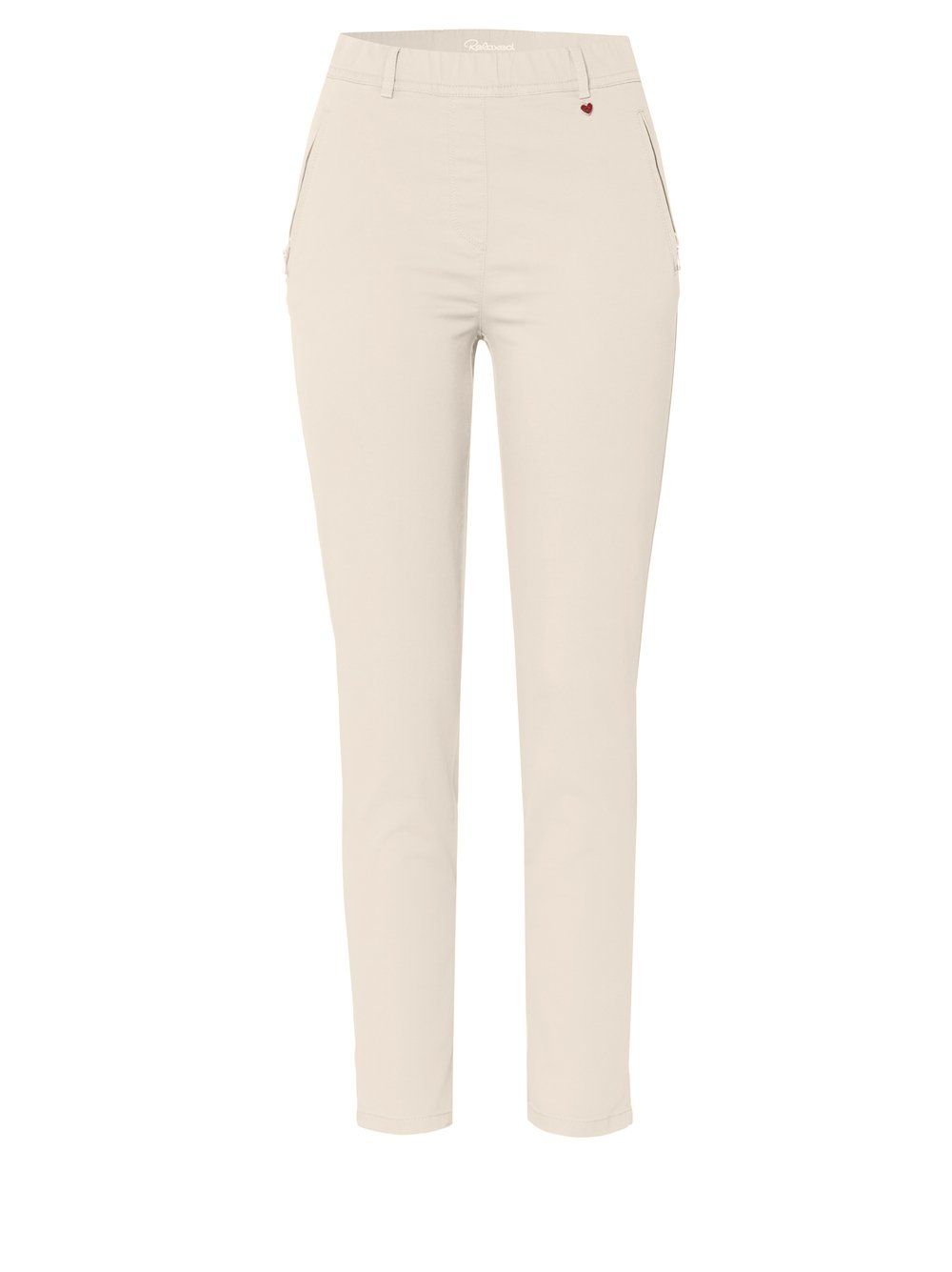 Slim-Fit-Hose "Alice Zip 7/8" mit seitl. RV-Taschen aus Baumwoll-Elasthan