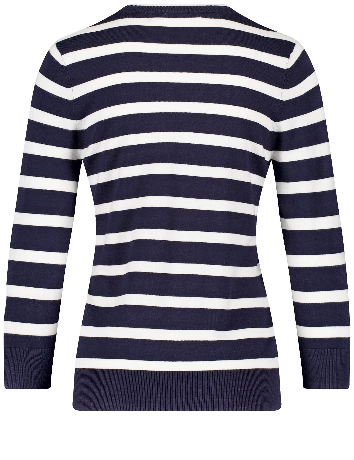 Feinstrick-Pullover mit Blockringel
