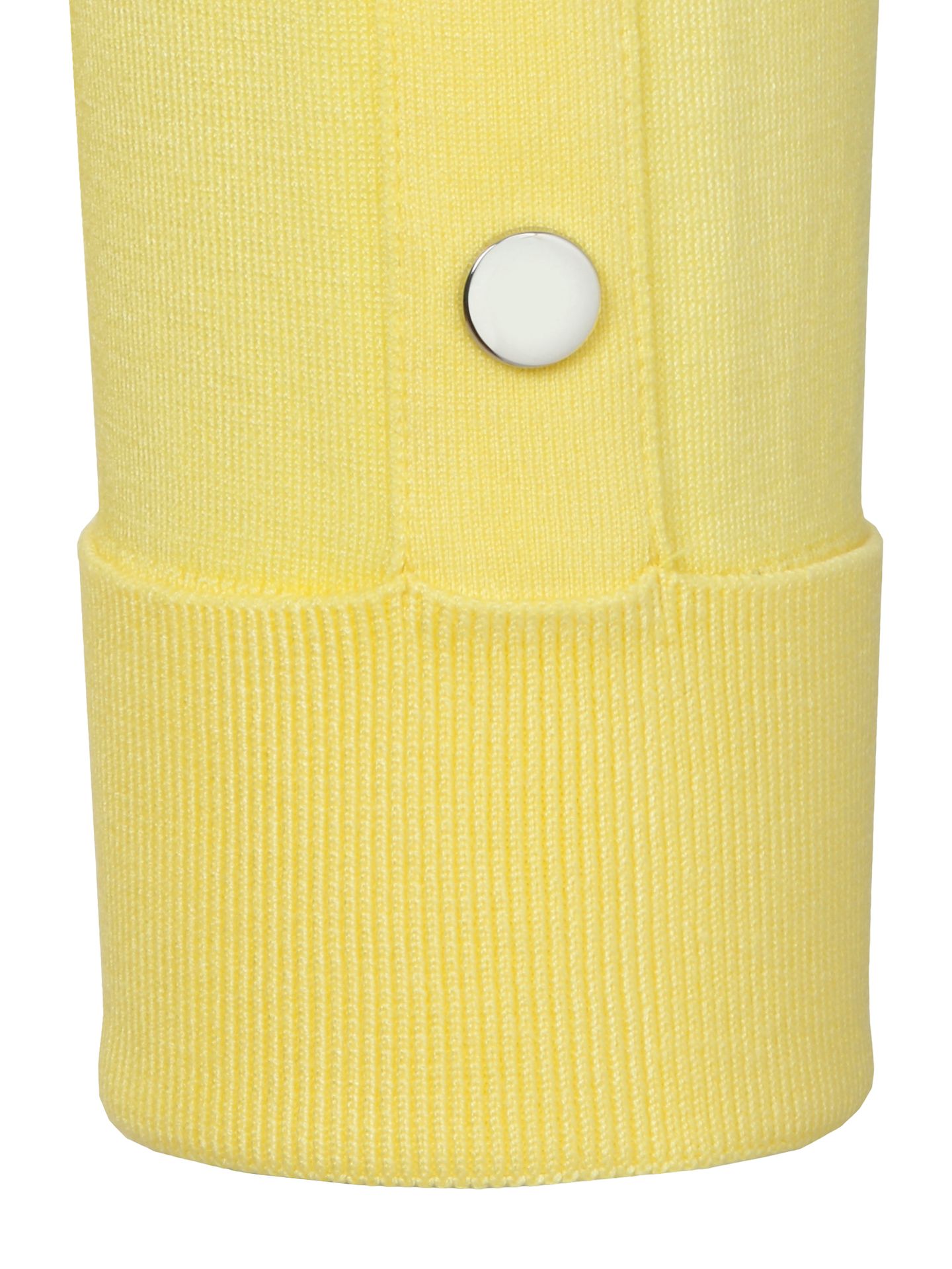 Feinstrick-Pullover mit U-Boot Ausschnitt und 3/4 Arm mit Knopf-Applikationen aus Viskose-Mix