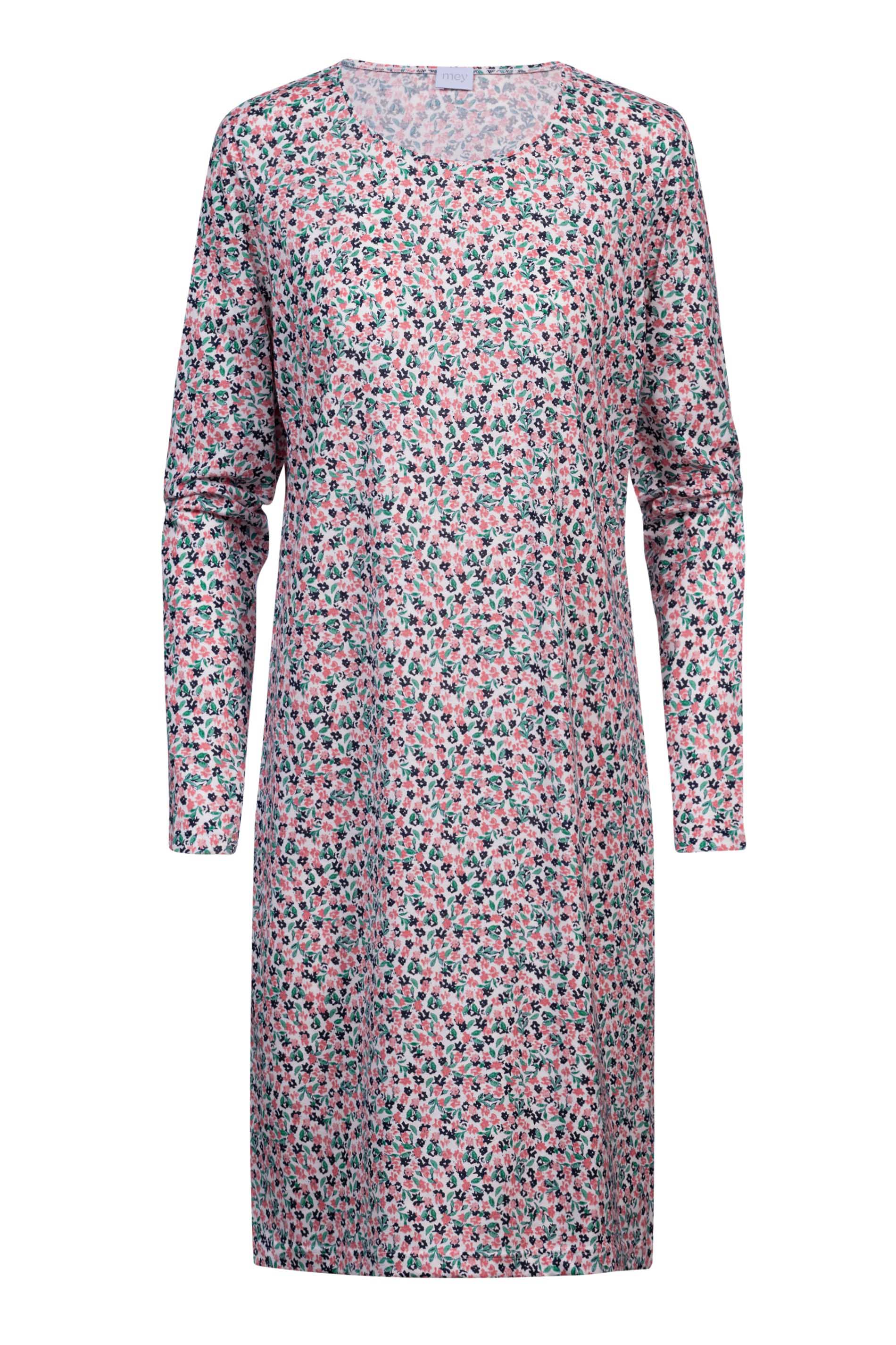 Sleepshirt mit Streublümchen-Muster aus reiner Baumwoll-Jersey