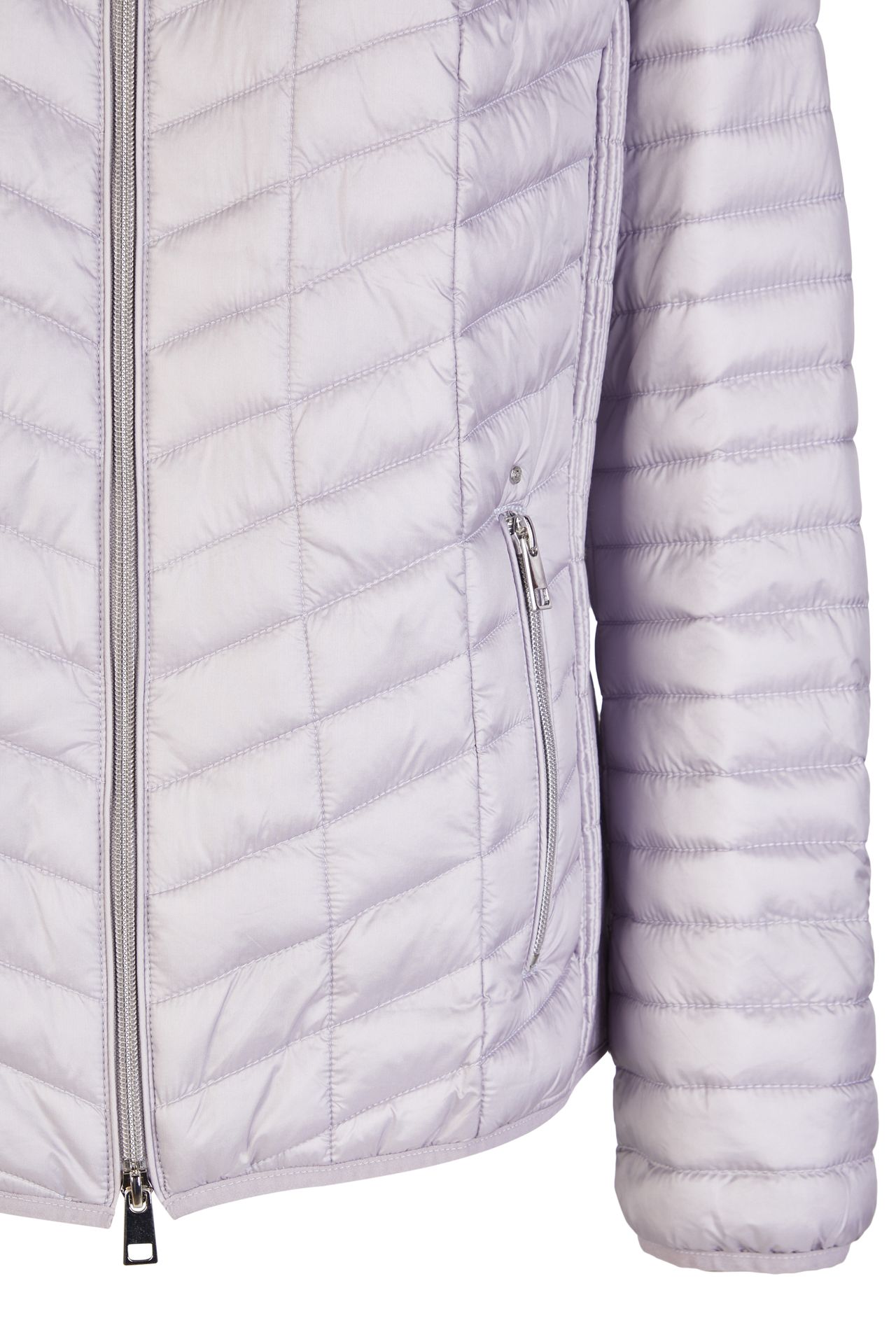 kurze Steppjacke mit Kapuze