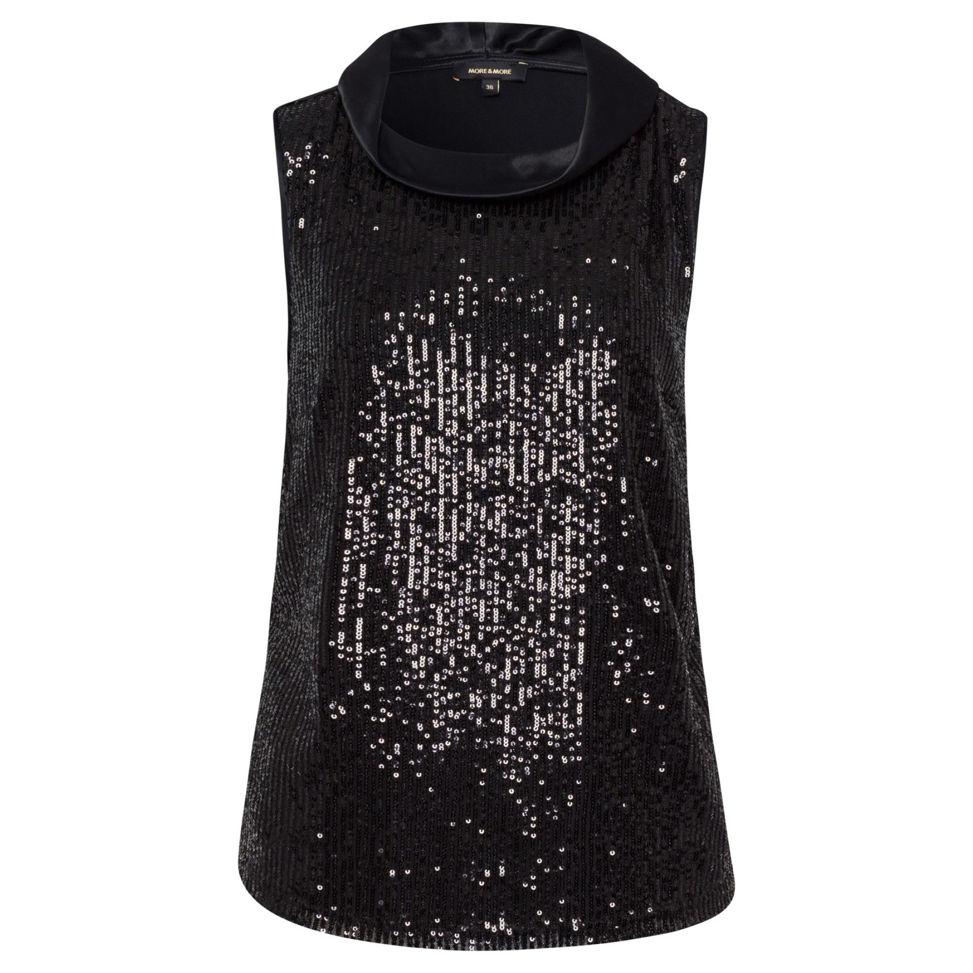 Paillettentop  schwarz  aus der  GLAM-Collection