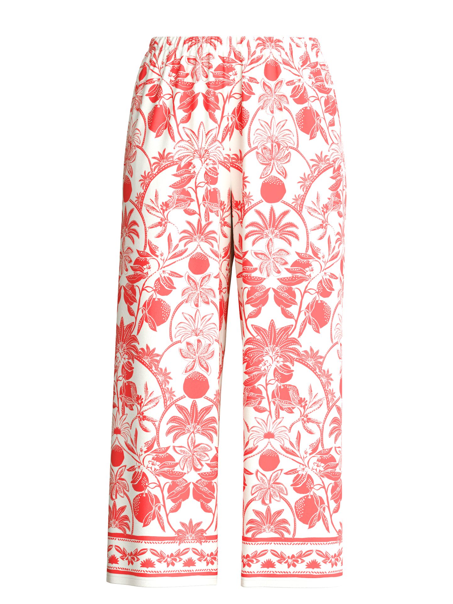 Sleepwear-7/8 Pants mit Allover-Dessin aus Baumwoll-Interlock-Jersey