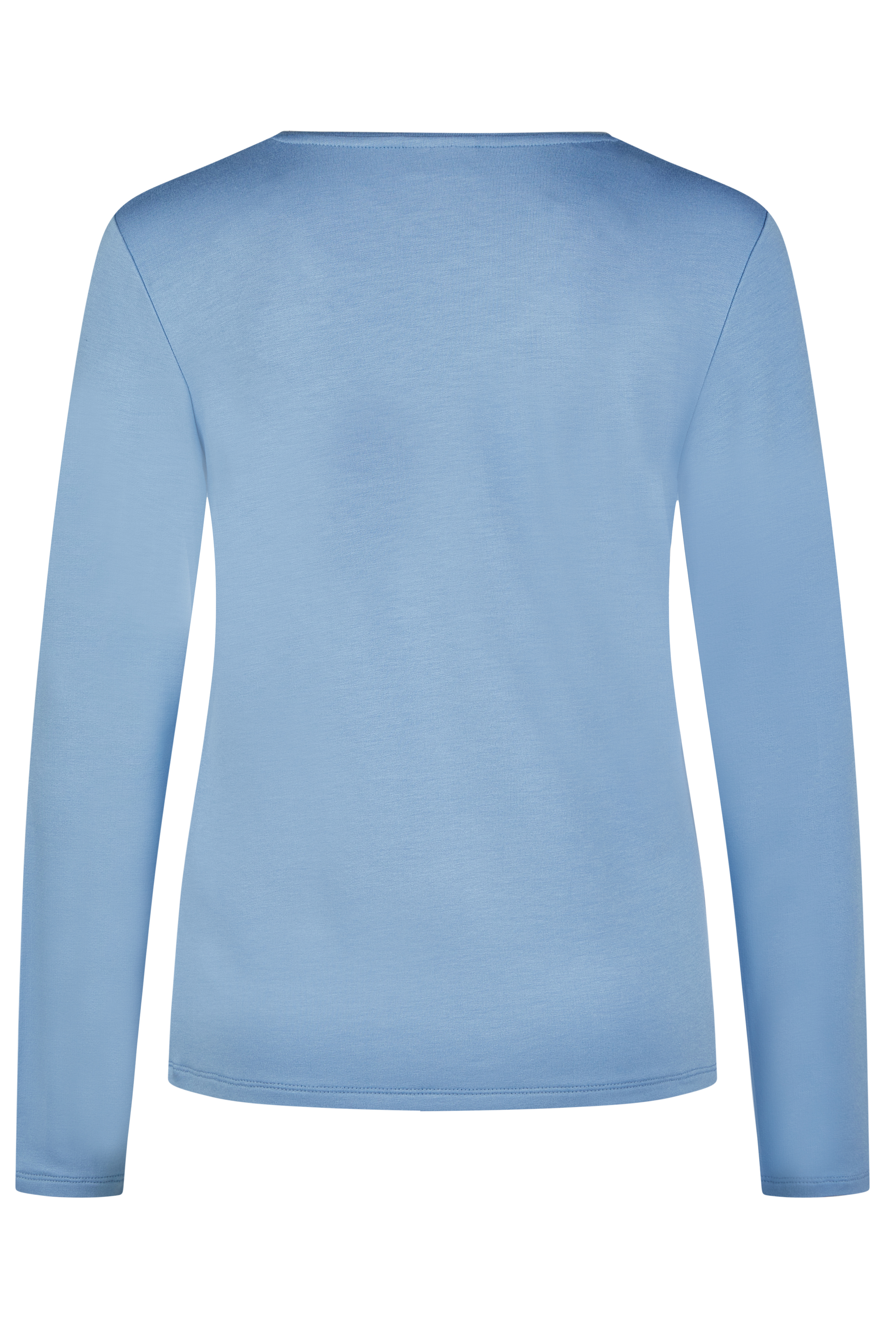Langarm-Shirt mit graphischem Front-Print aus Viskose-Jersey