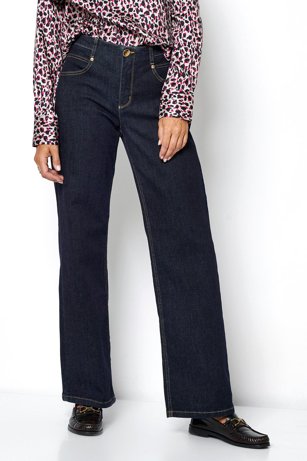 Damen-Jeans "Liv New Wide Leg" in Marlene-Form