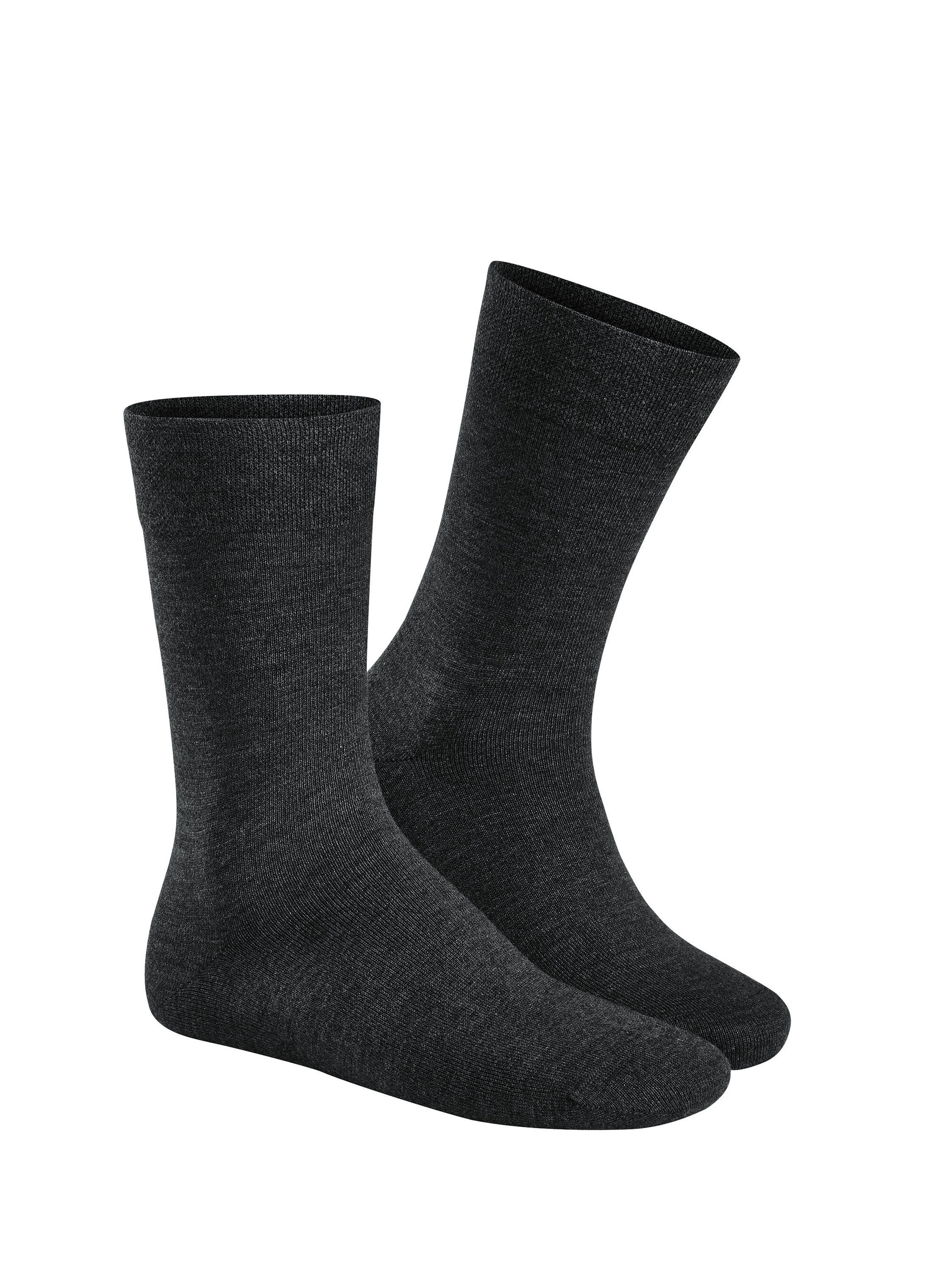 Woll-Socke "Relax Woolmix" ohne Gummi-Druck mit Baumwolle
