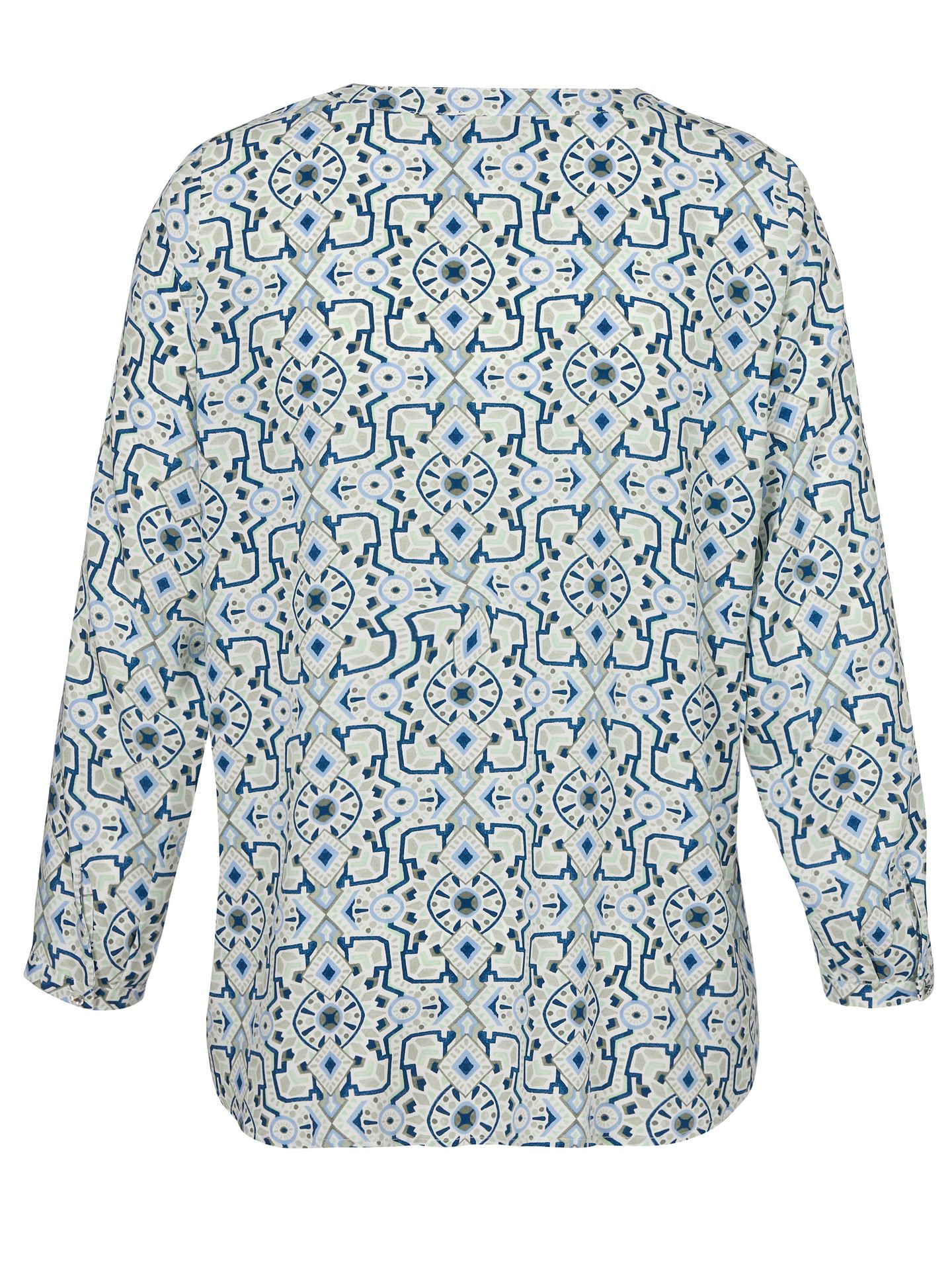Schlupf-Bluse mit Allover-Druck aus  reiner Viskose