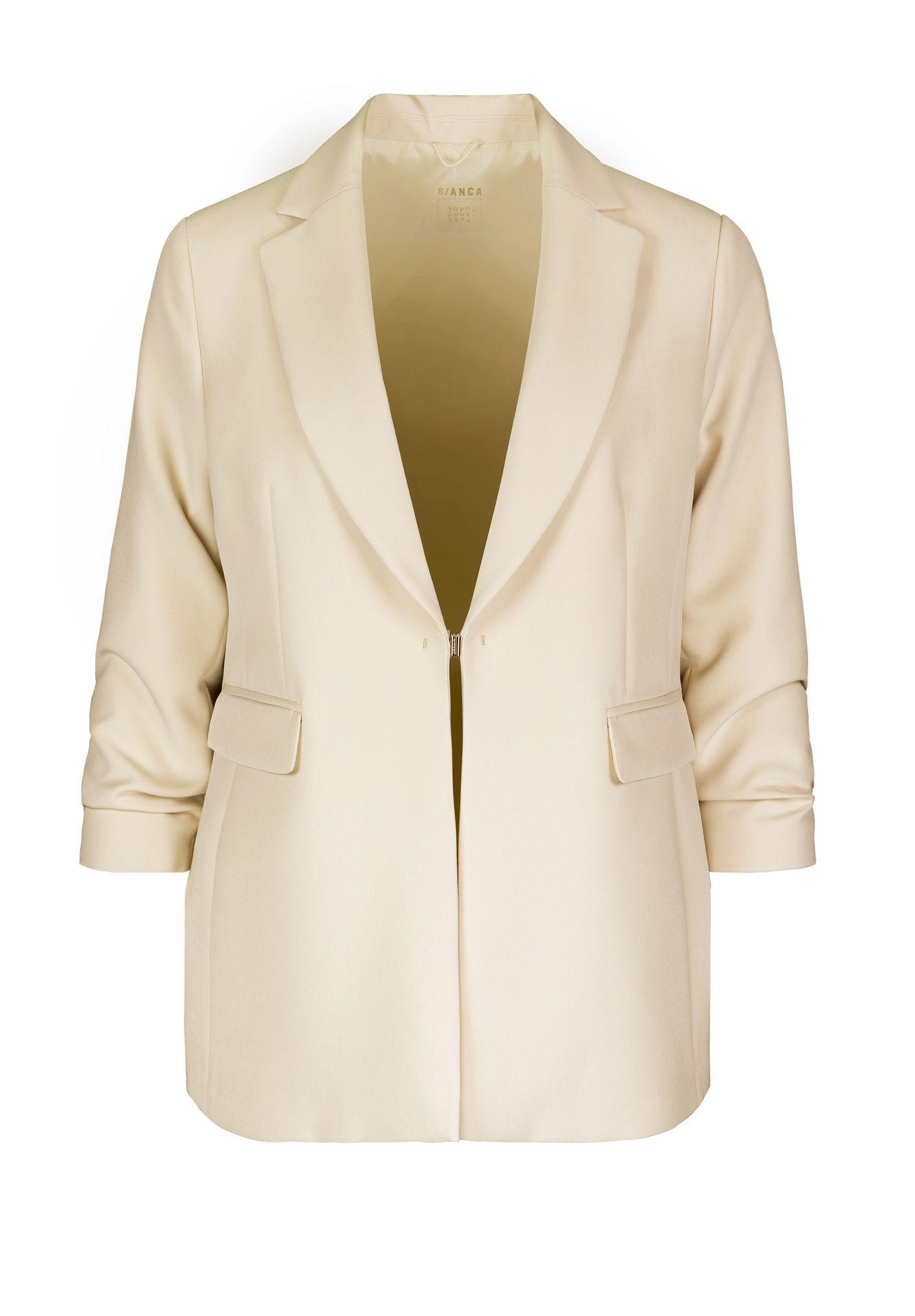 trendiger Blazer "EDITH" mit gerafftem 3/4 Arm