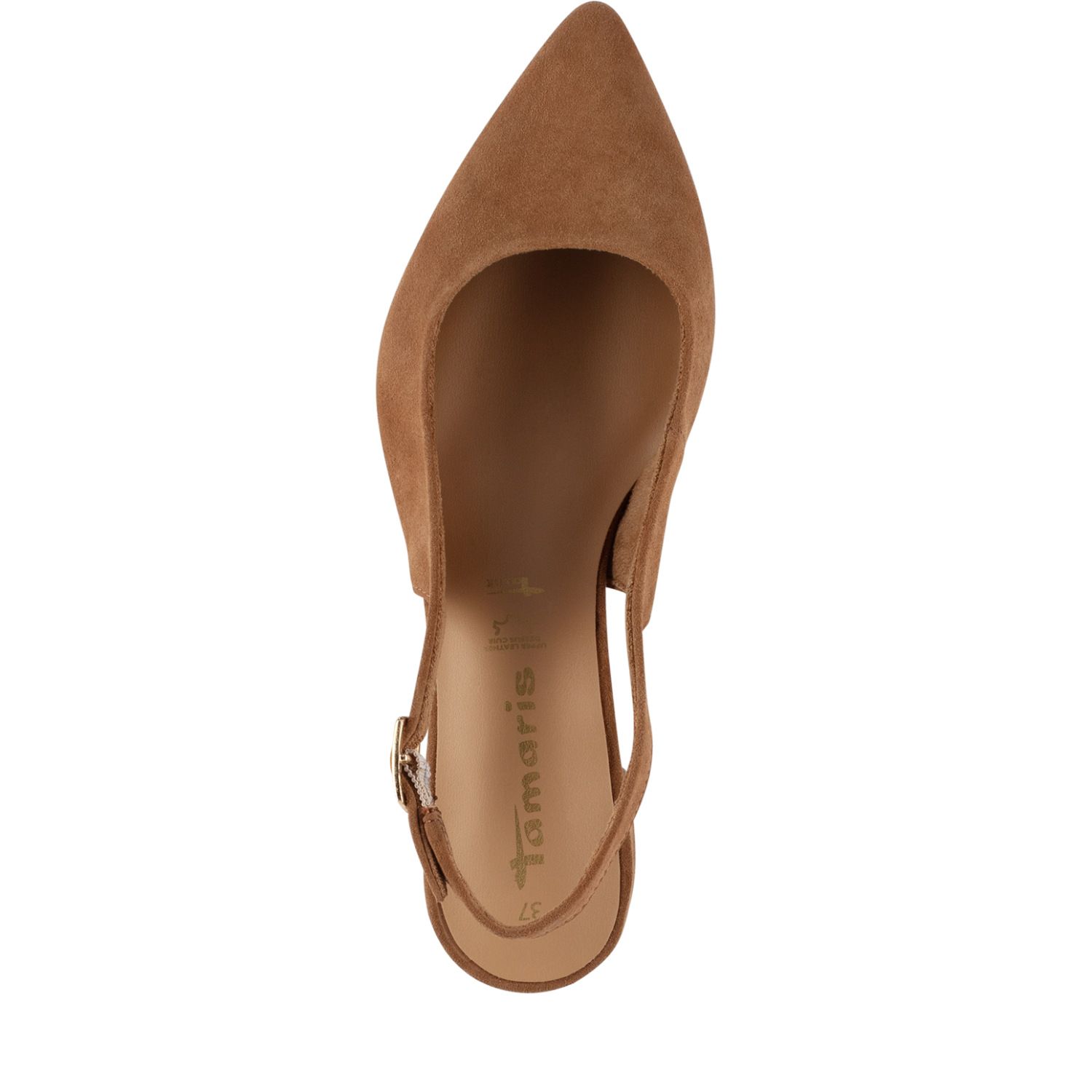 Da.-Slingpumps aus echtem Leder