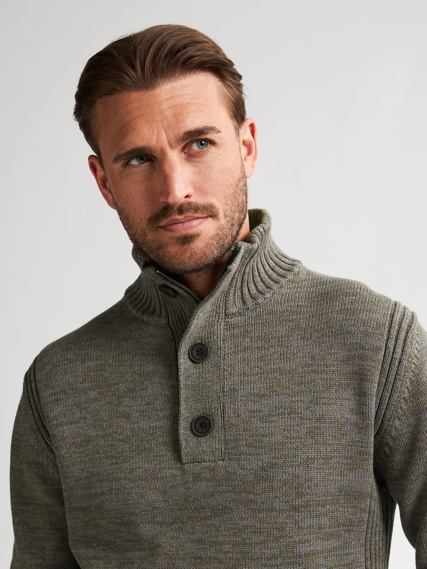 Men Knitwear Collar