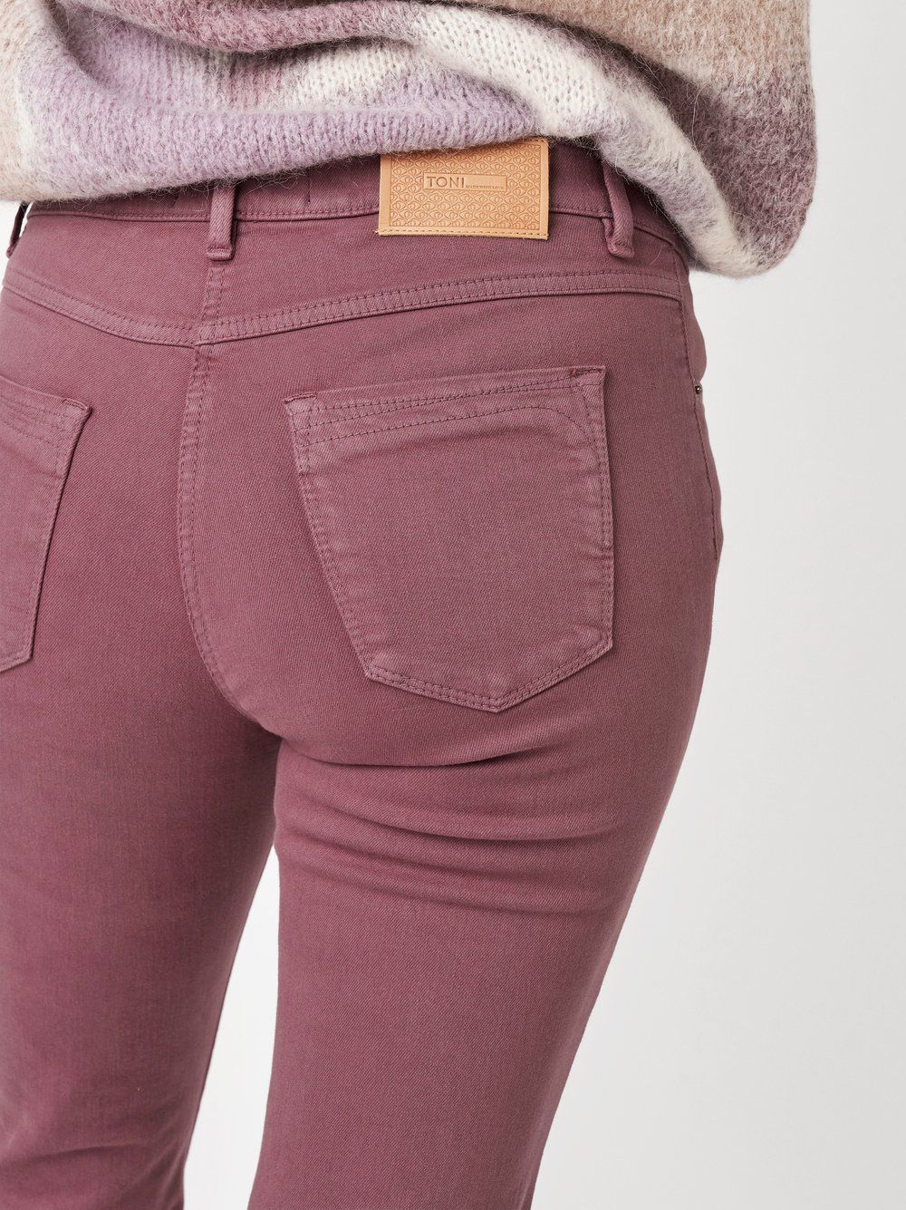 schmale Damenjeans "Perfect Shape Straight" aus Baumwoll-Elasthan-Mix