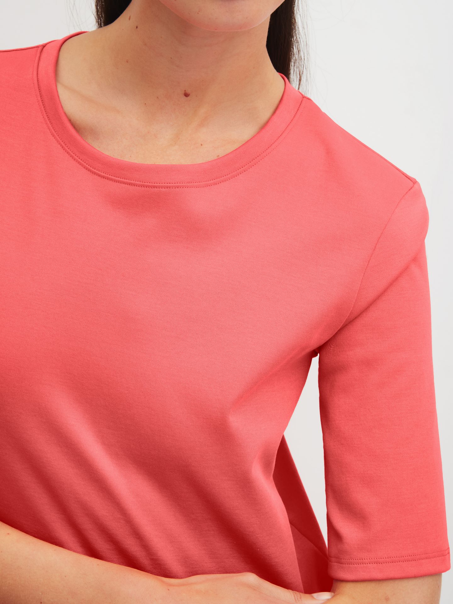 uni Damen-Night-T-Shirt aus reinem Baumwoll-Jersey