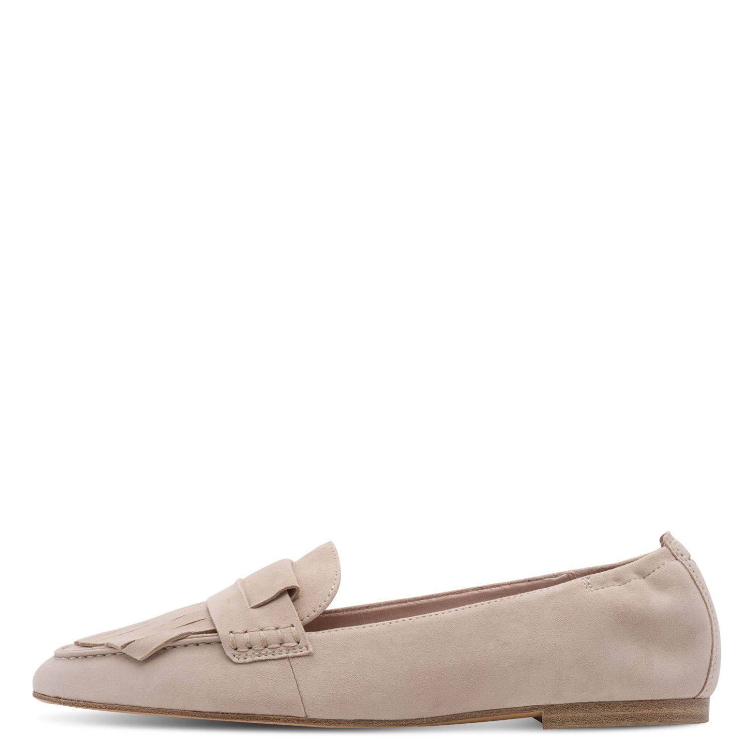 Da.-Slipper im Loafer-Look aus echtem Leder