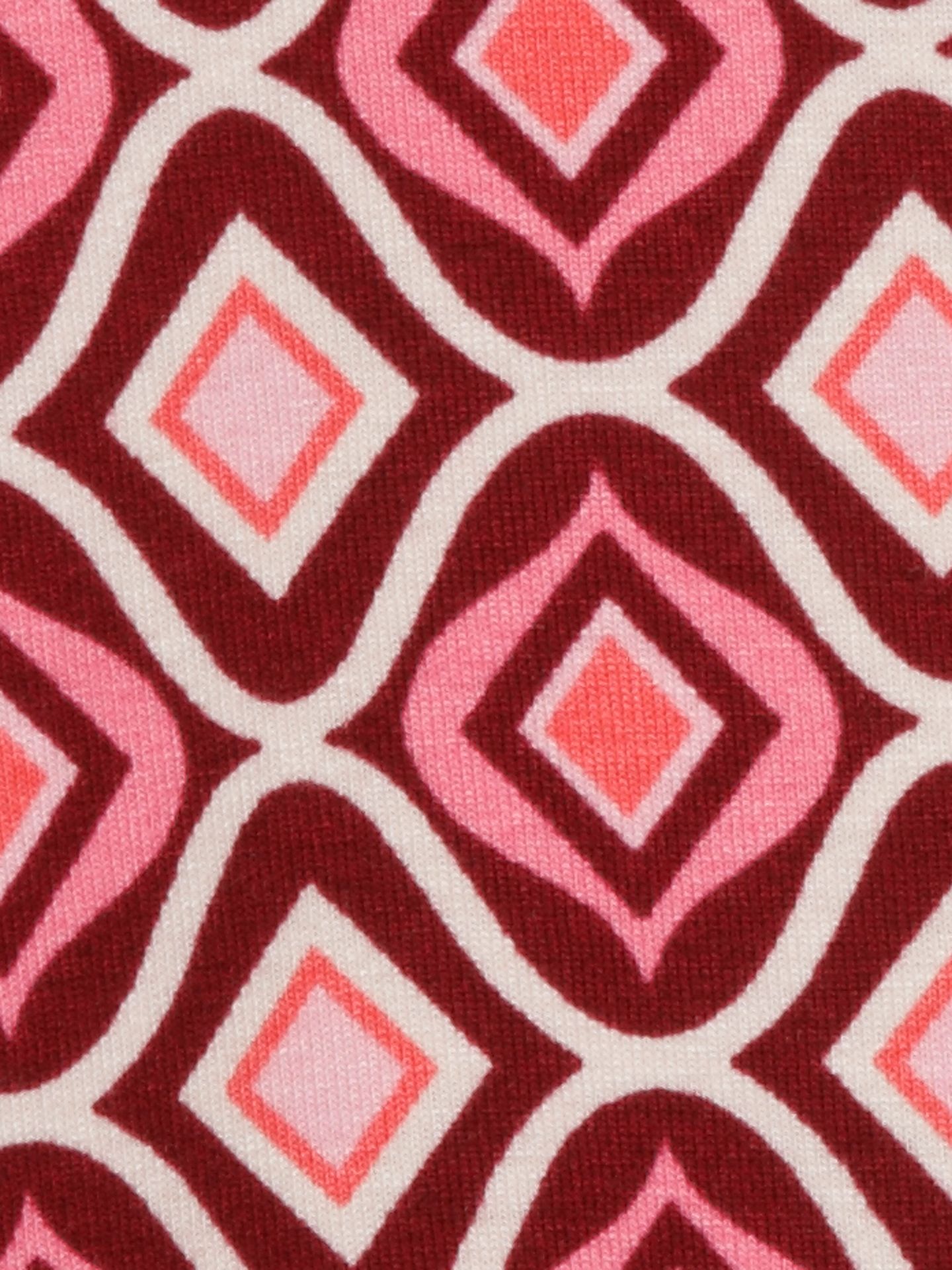 3/4 Arm-Shirt im Allover-Print aus Viskose-Jersey