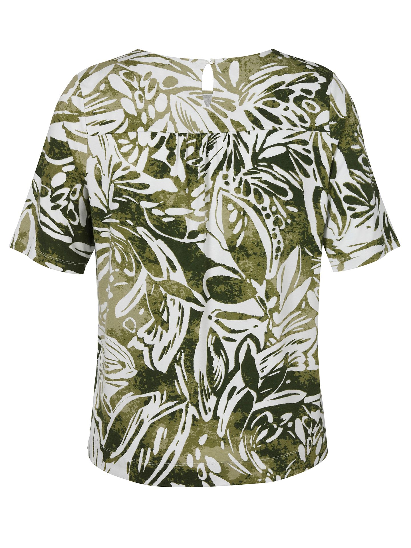 Allover-Print-T-Shirt aus Viskose