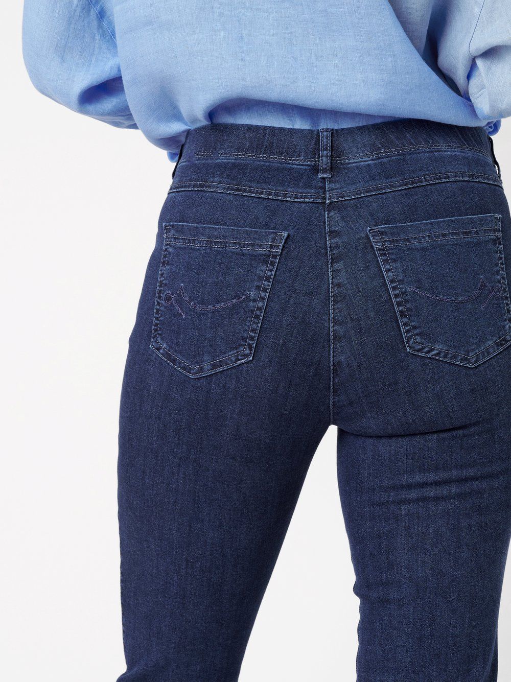 Slim-Fit-Jeans "Meine beste Freundin" in Authentic Denim