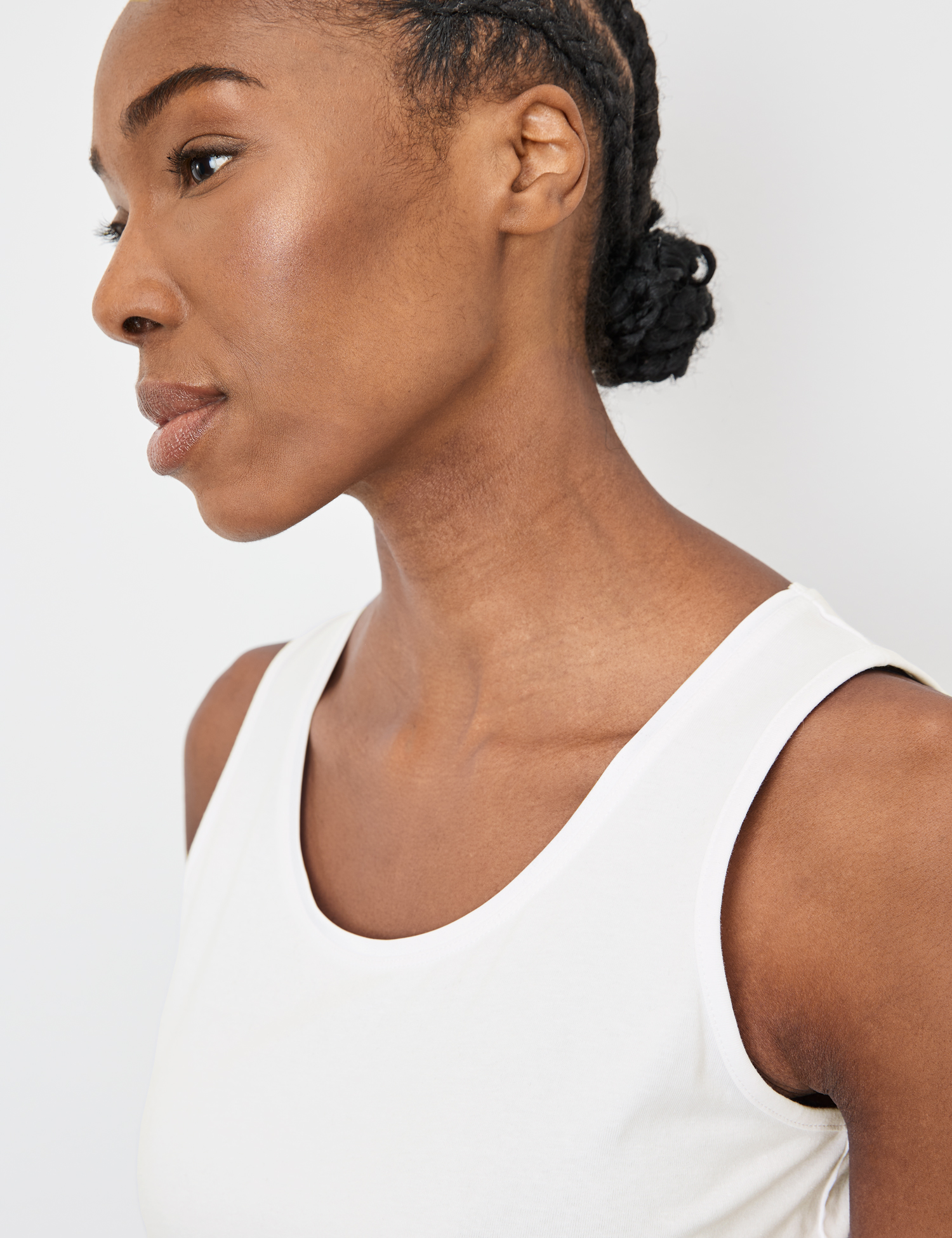 Basic Top aus nachhaltigem Baumwoll-Elasthan