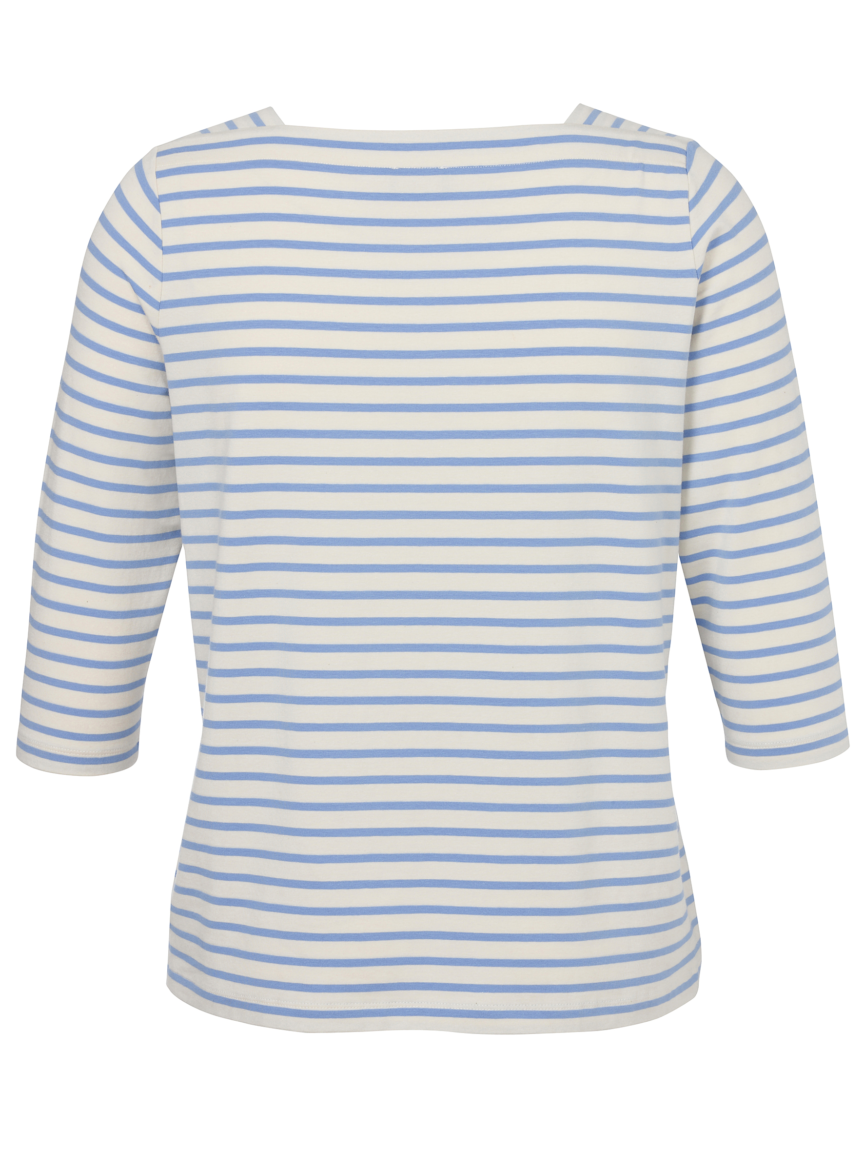 geringeltes Damen-Shirt aus Baumwoll-Modal-Mix