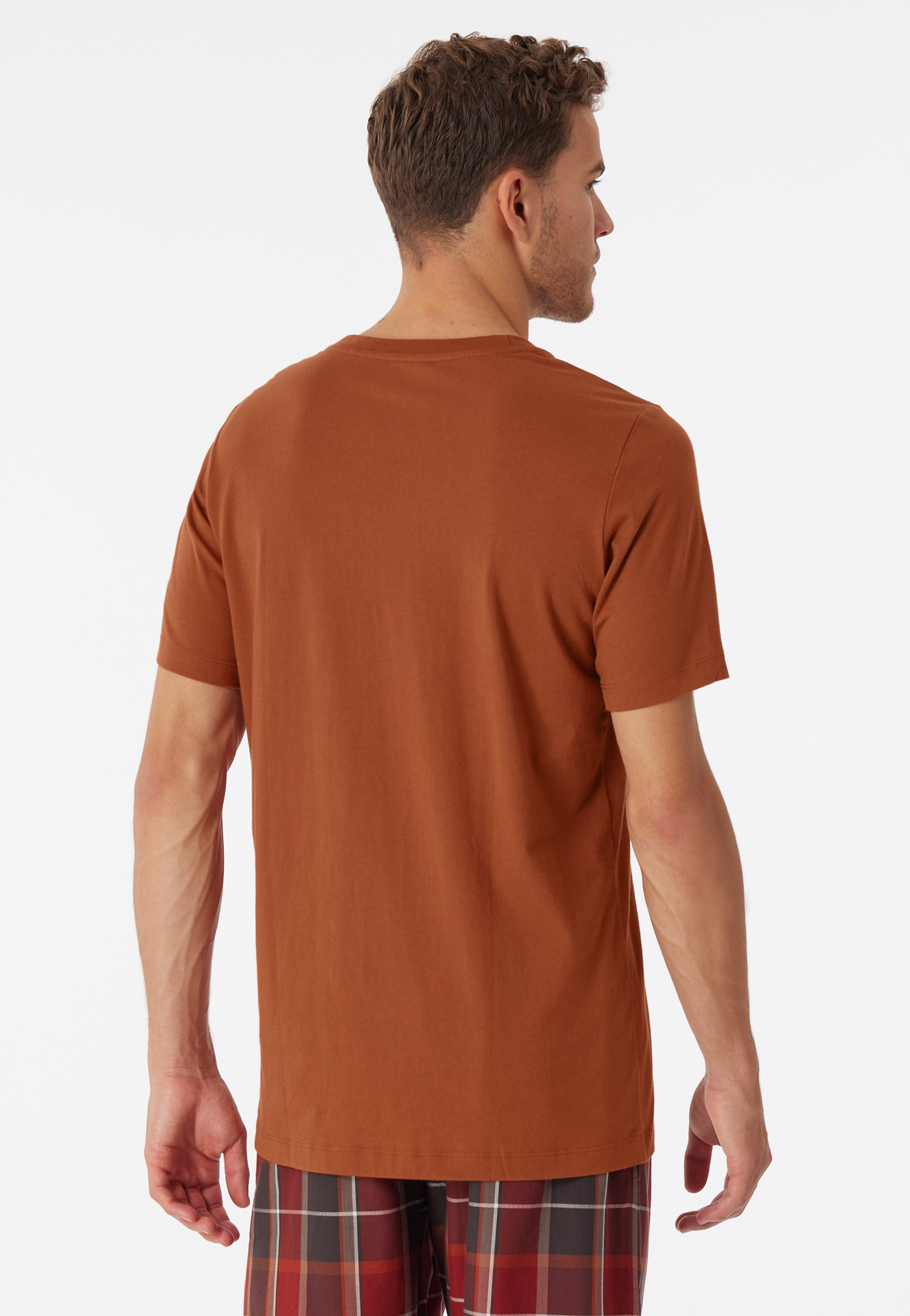 Herren Sleepwear-T-shirt in Single-Jersey-Qualität aus Organic Cotton