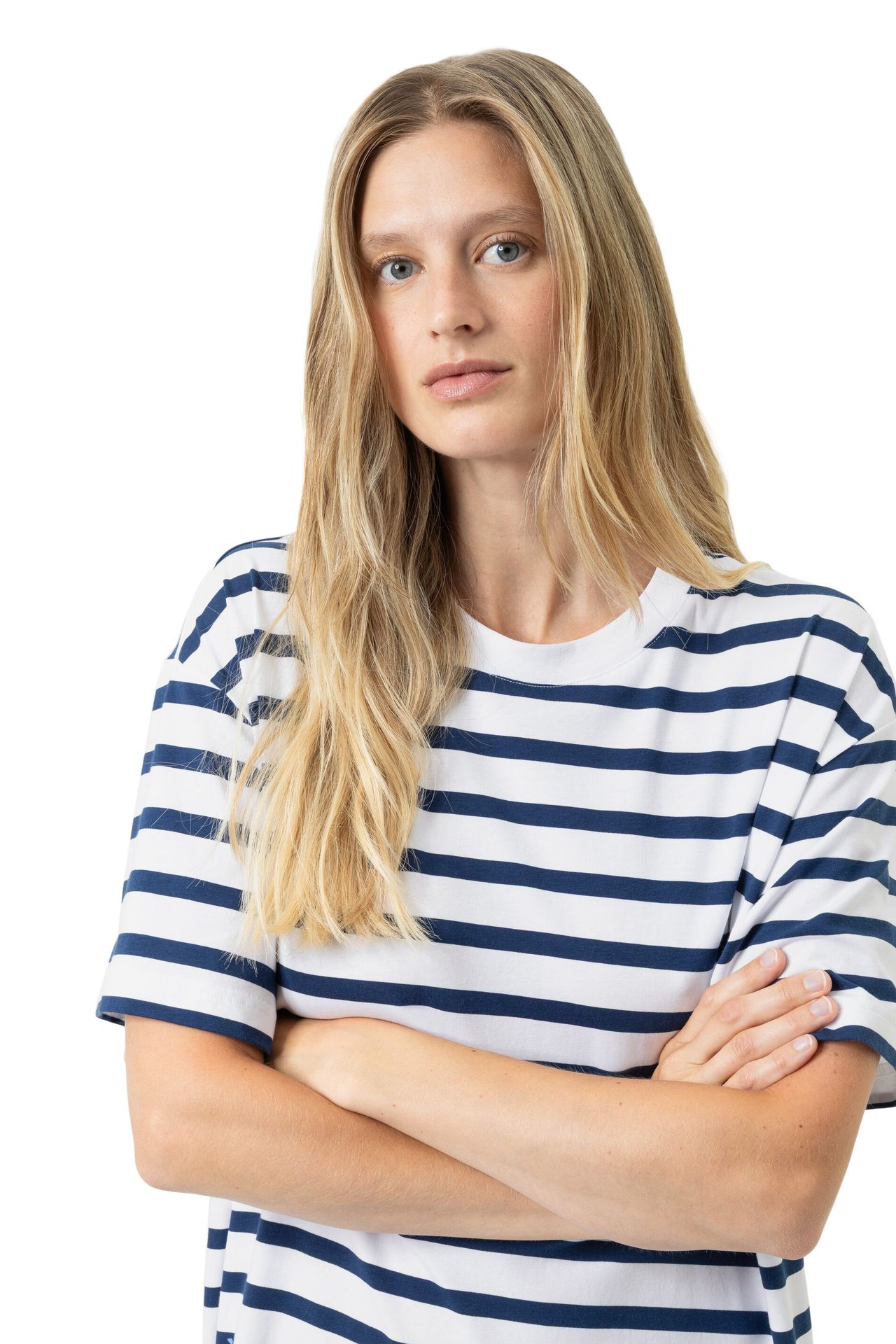 Sleepshirt mit Block-Ringel aus  Baumwoll-Jersey