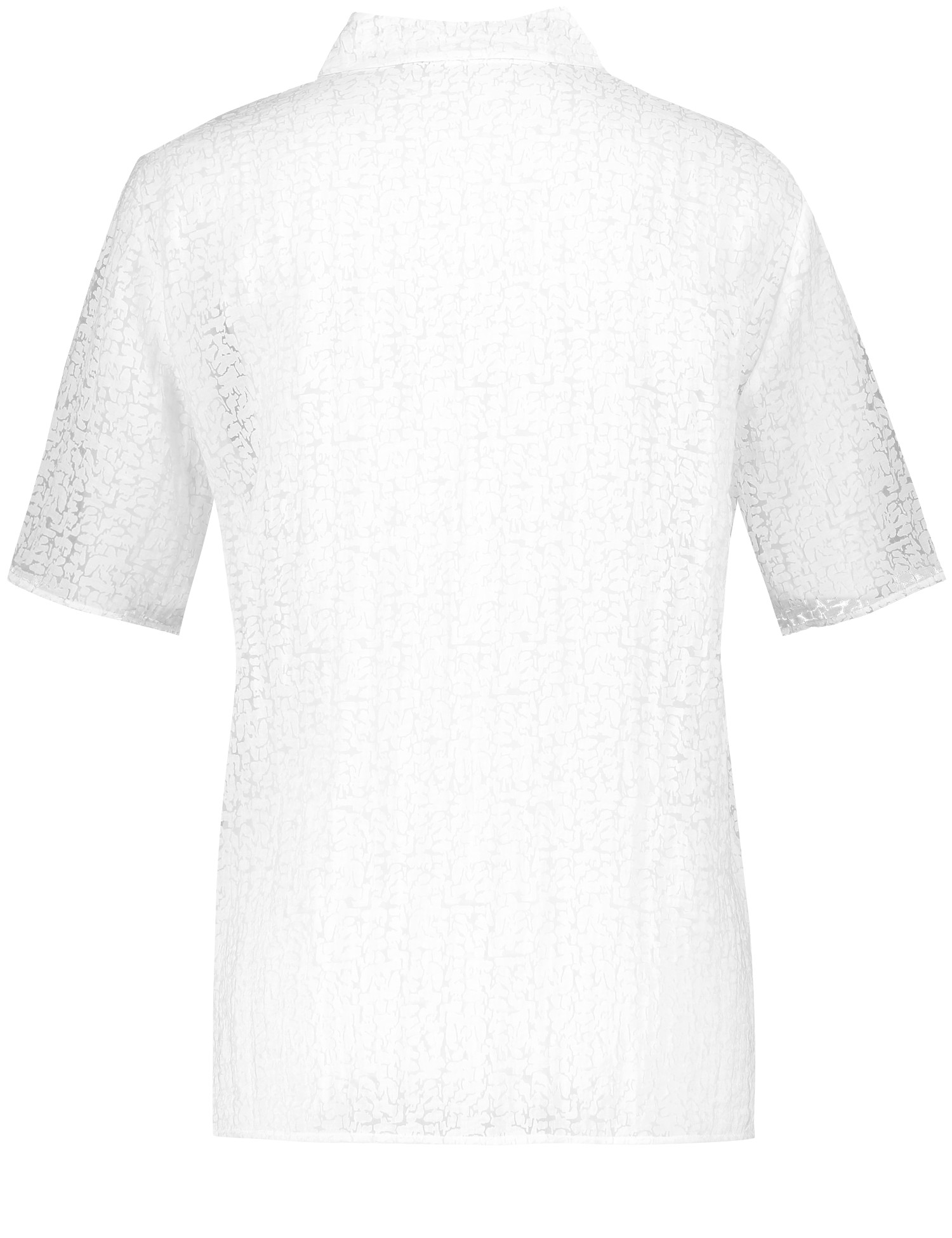 Semitransparente Ausbrenner-Bluse aus Viskose-Mix
