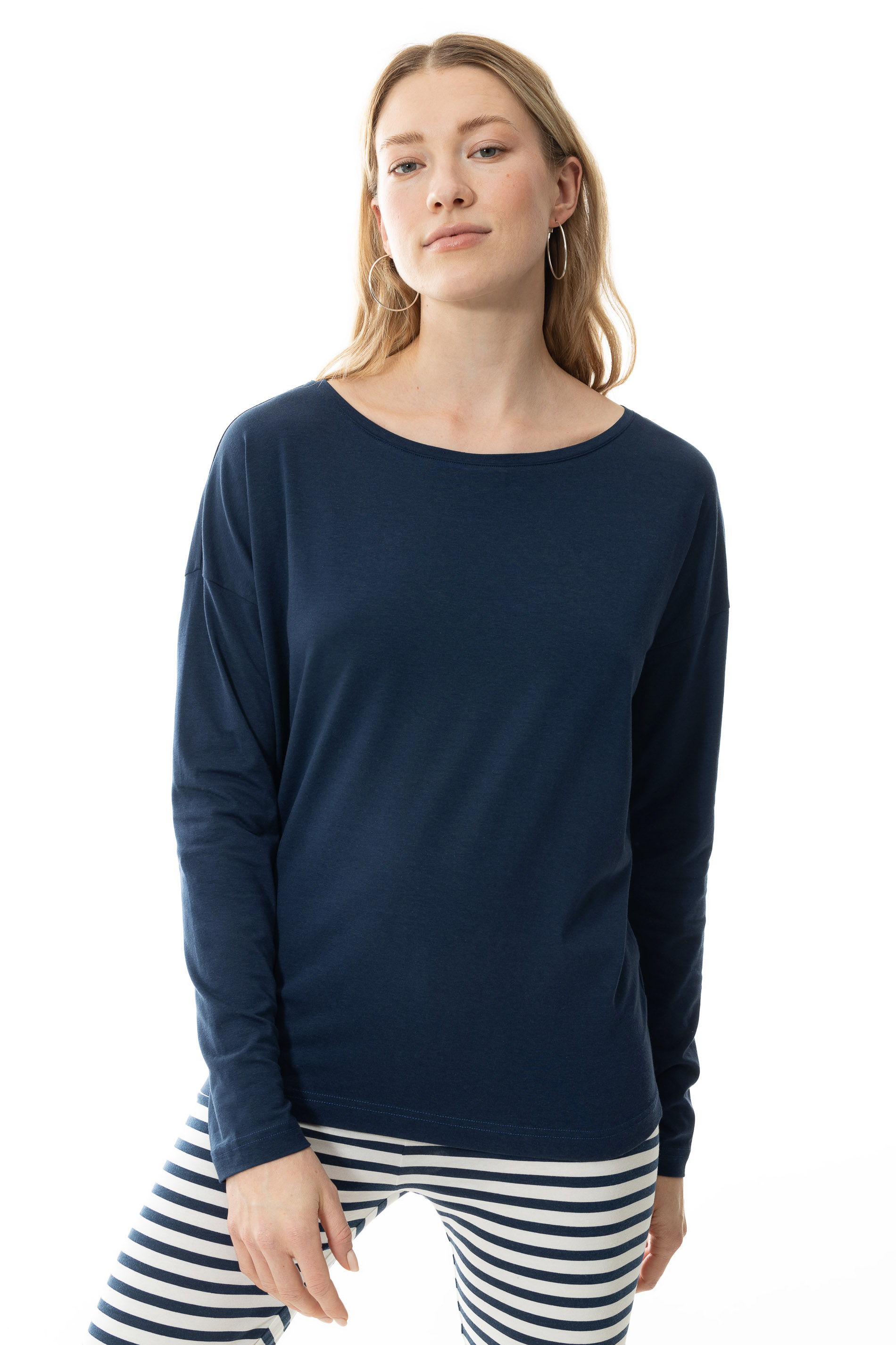 Damen Night-Shirt aus Baumwoll-Modal