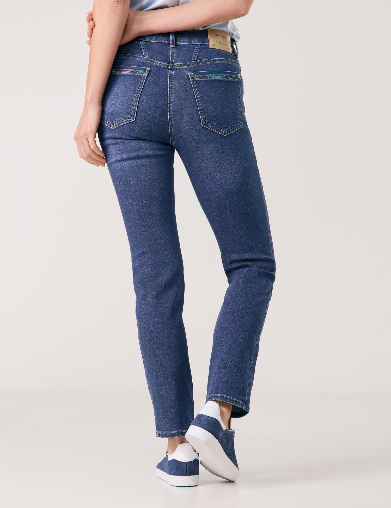 5-Pocket Jeans ALIS꞉SA SLIM STRAIGHT Kurzgröße