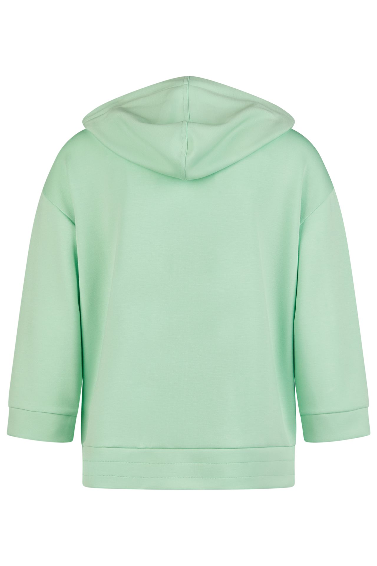 modische Sweat-Jacke mit Kapuze aus Viskose-Mix