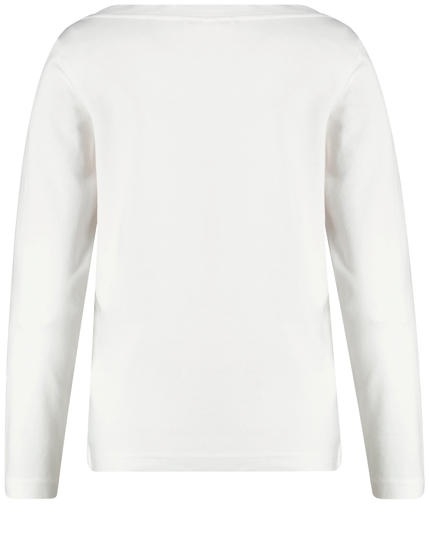 Langarmshirt mit Frontprint und Pailletten