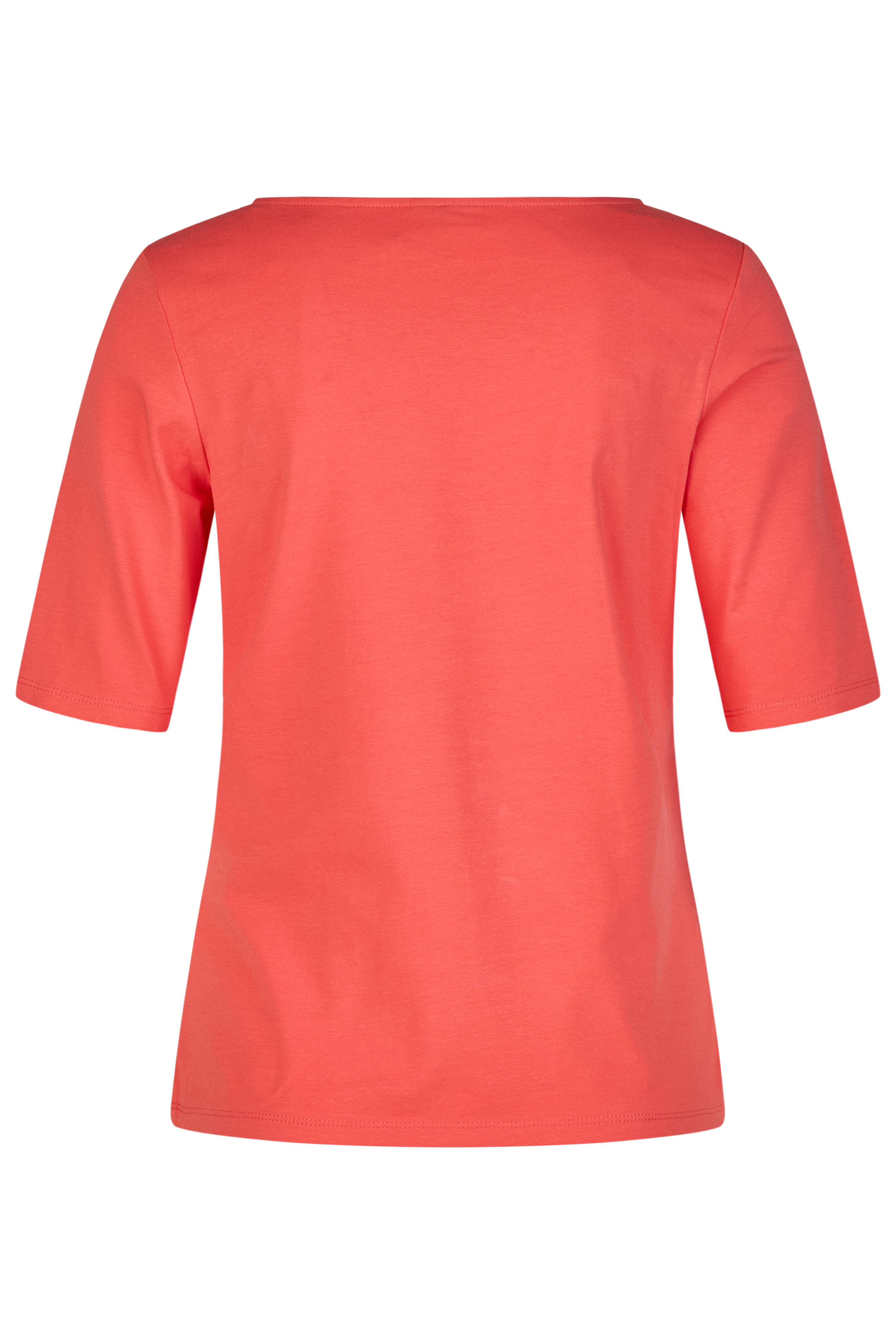Basic-T-Shirts aus Baumwoll-Stretch