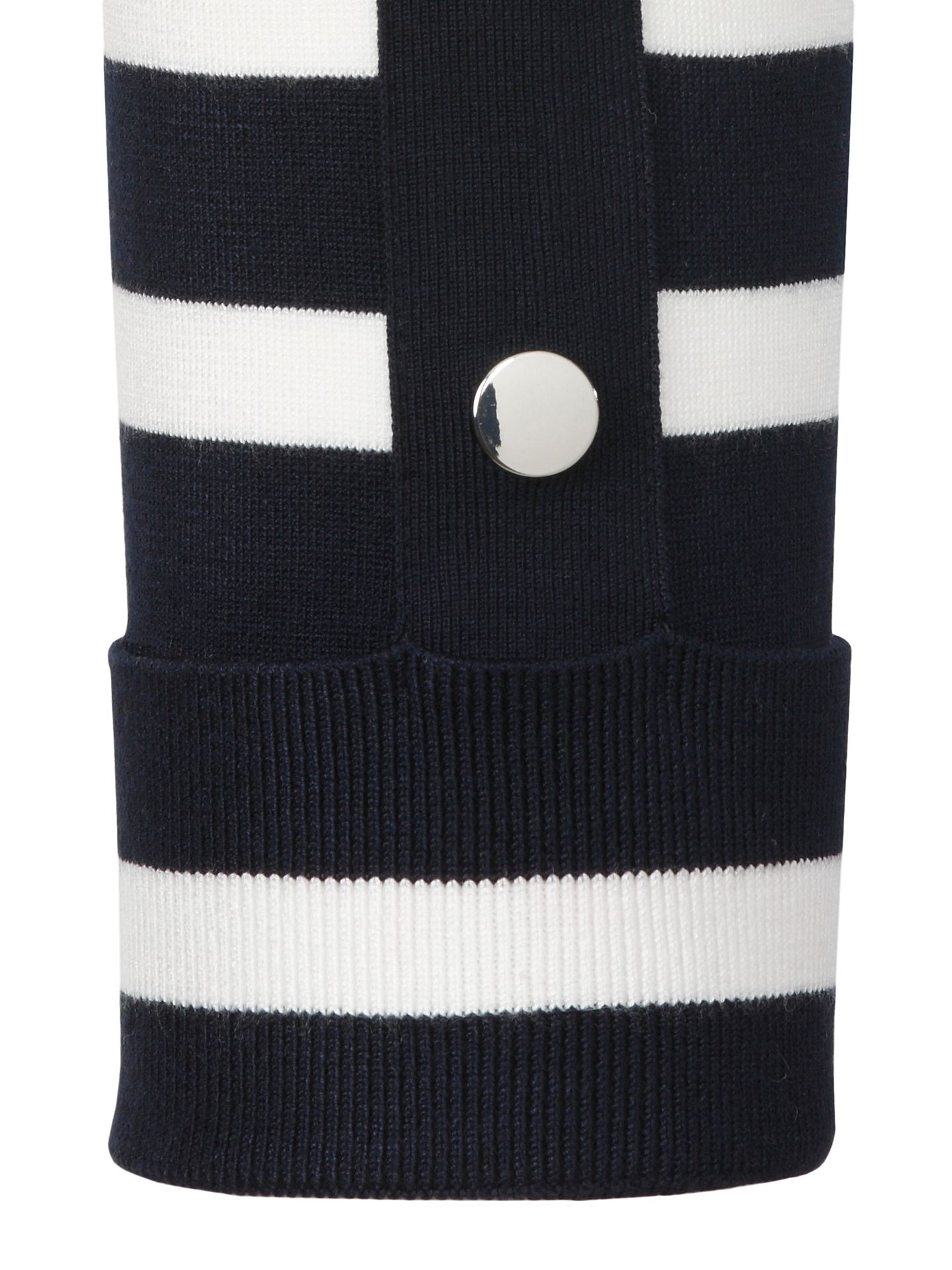 3/4 Arm Feinstrick-Pullover mit Blockringel aus Viskose-Mix