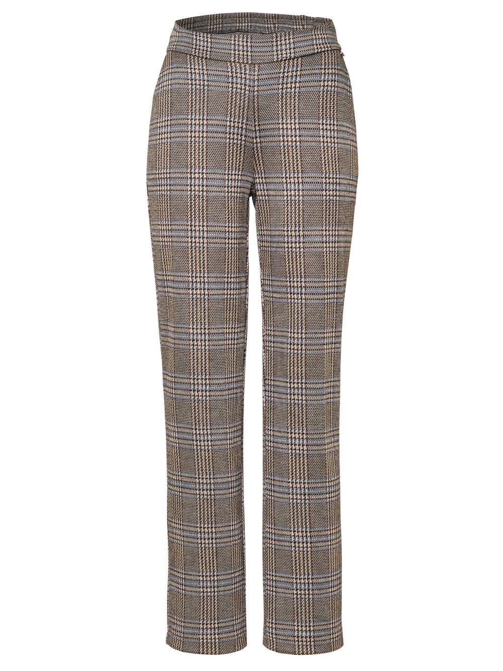 weiche Schlupfhose "Scarlet Wide Leg" in kariert