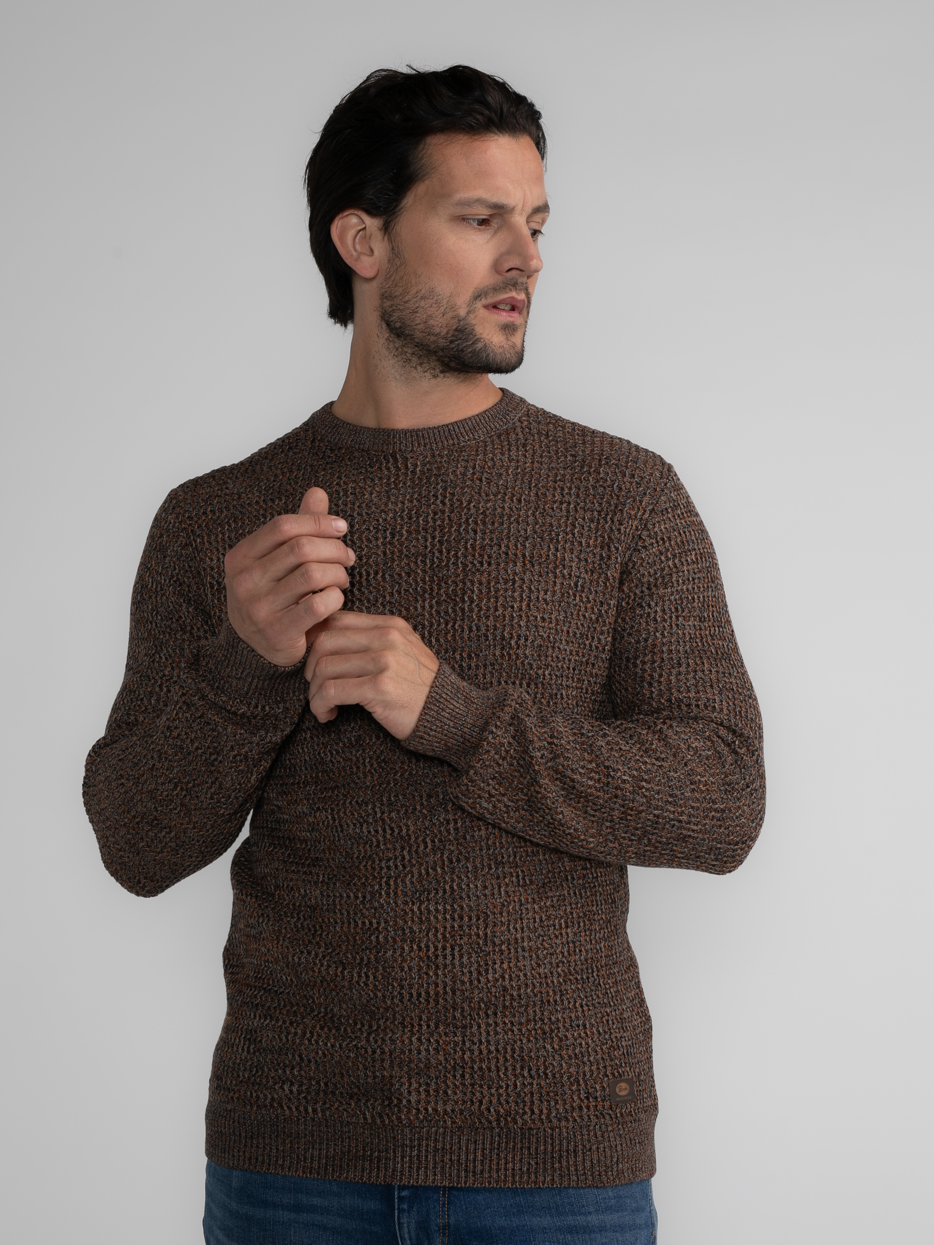 Men Knitwear Round Neck Basic